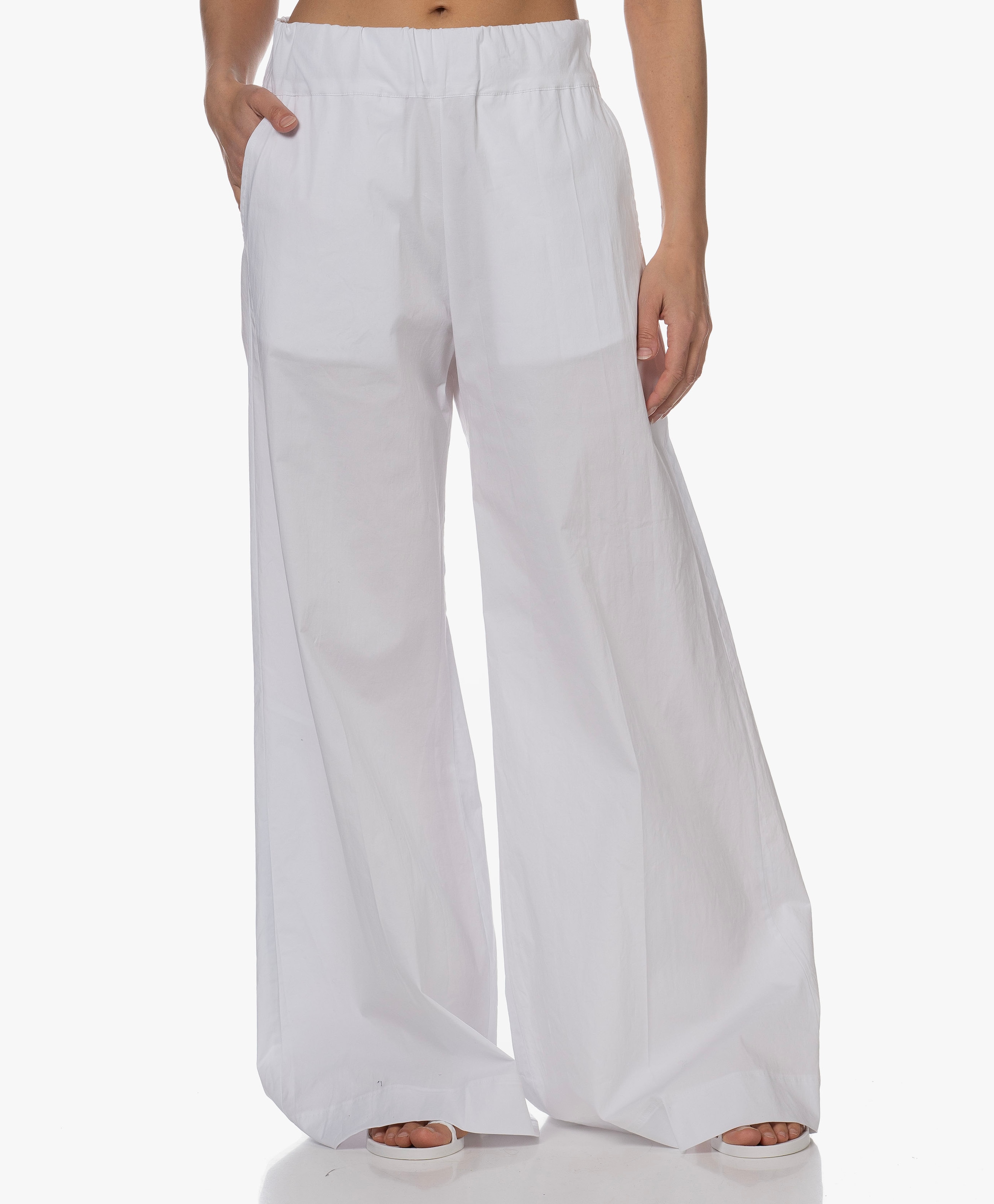 Super Woody Broek In Poplin Stretch