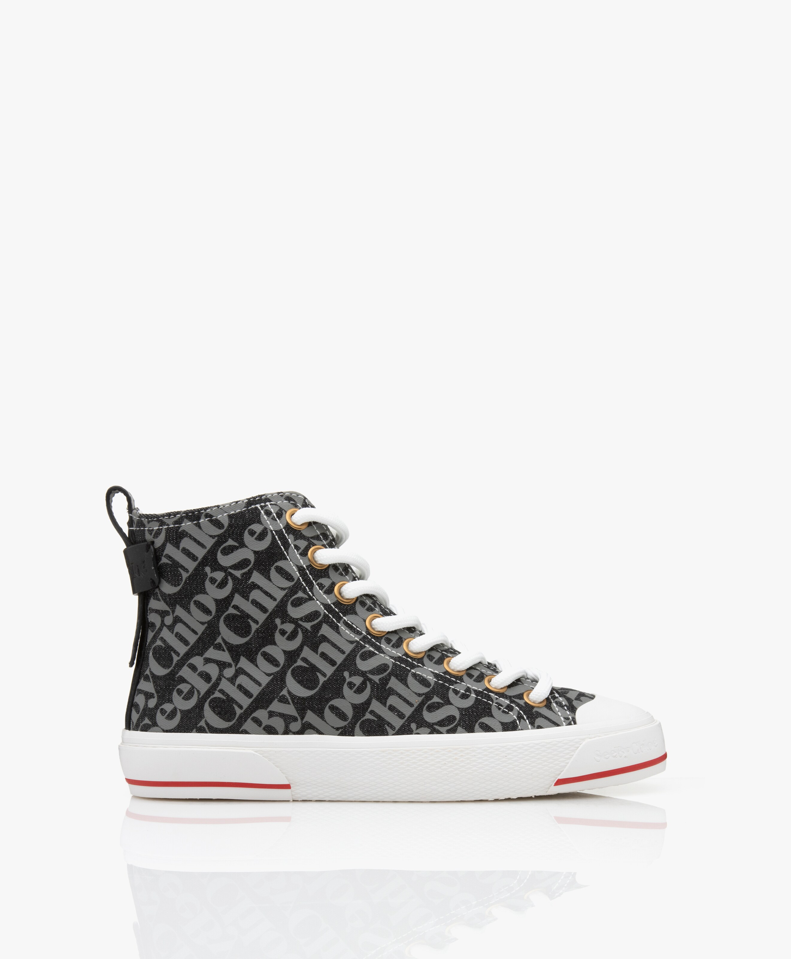 Aryana High-Top Logo Sneakers