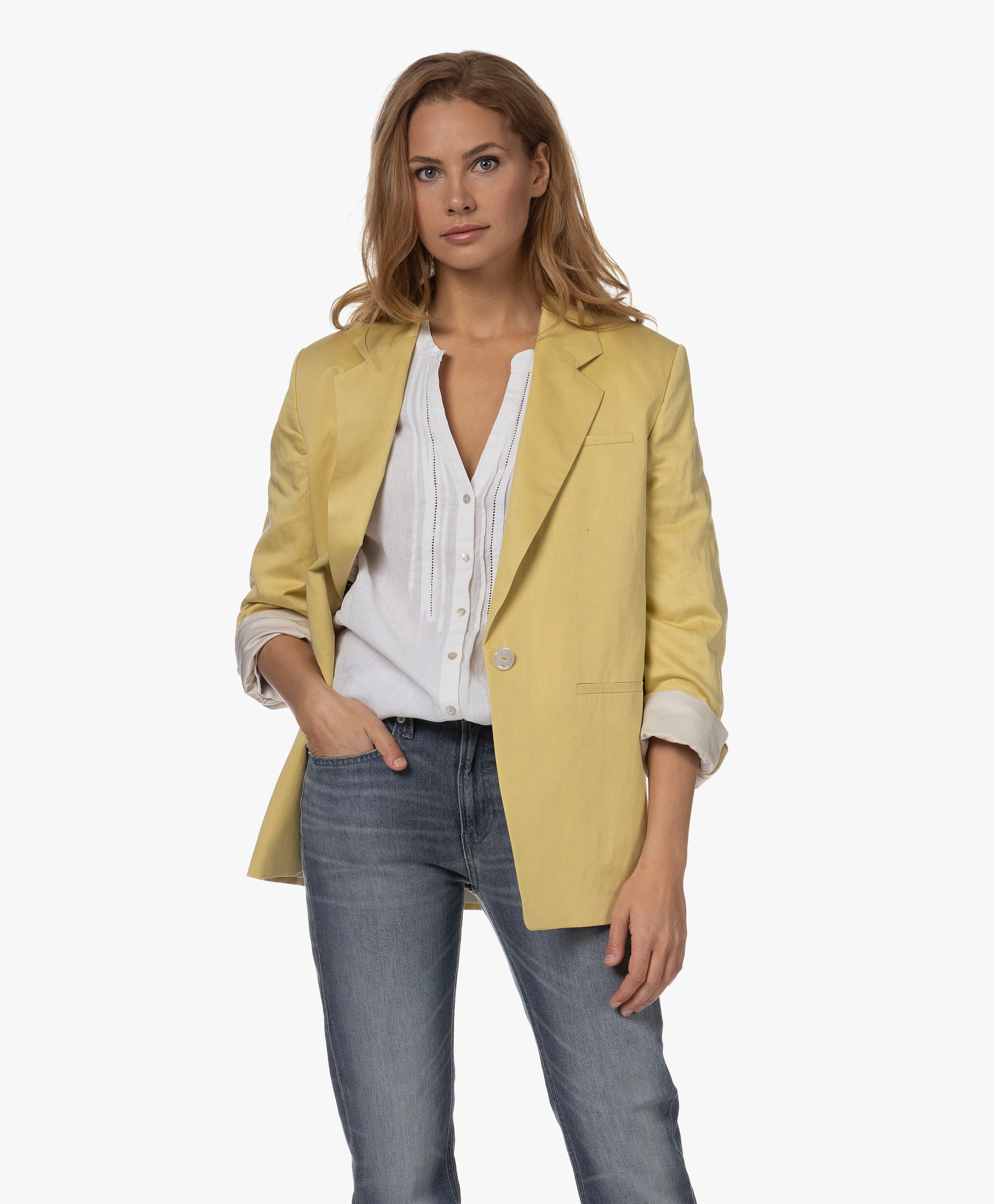 Mowtie Blazer in Linnenmix