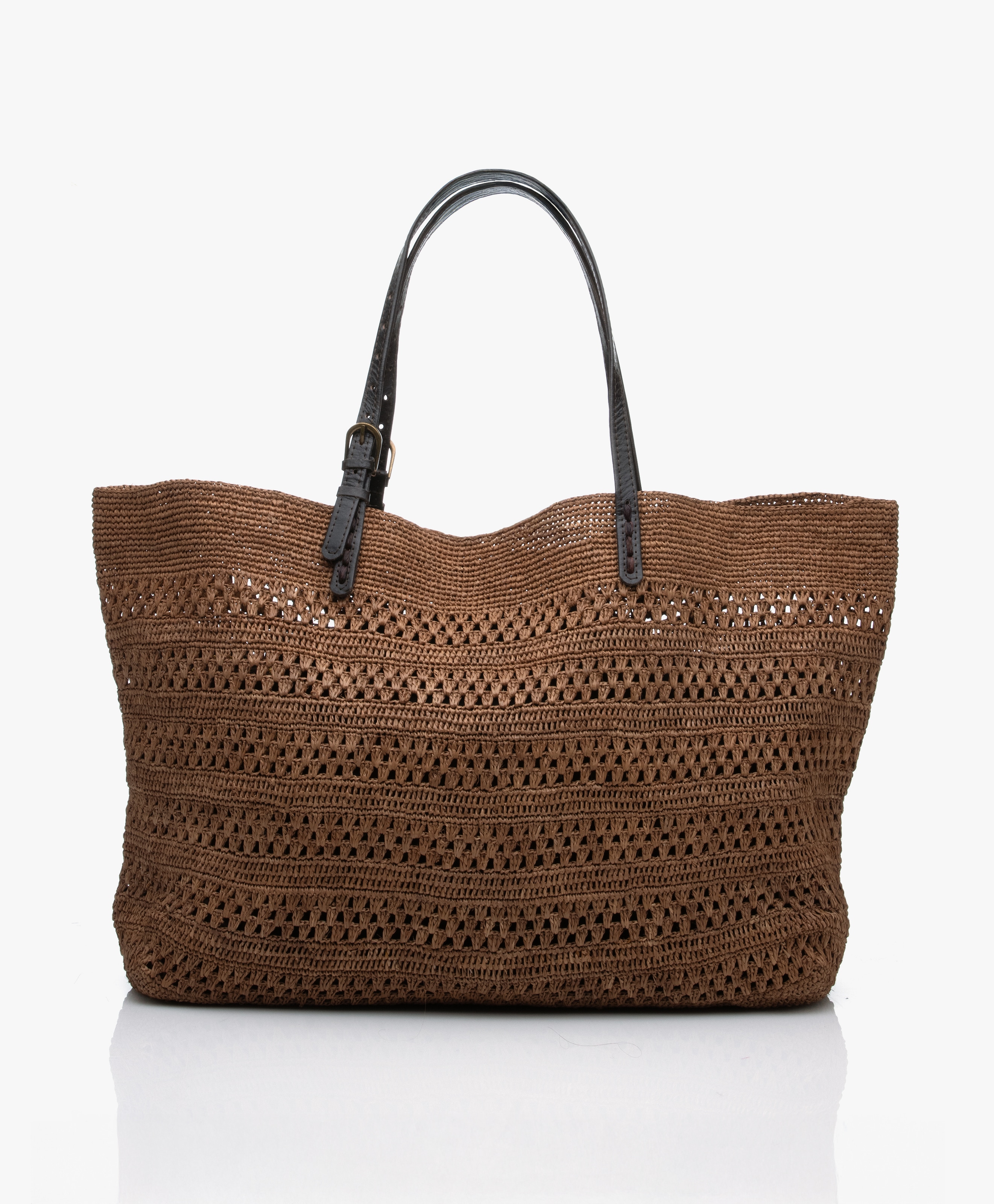 Raffia Malette XL Tas