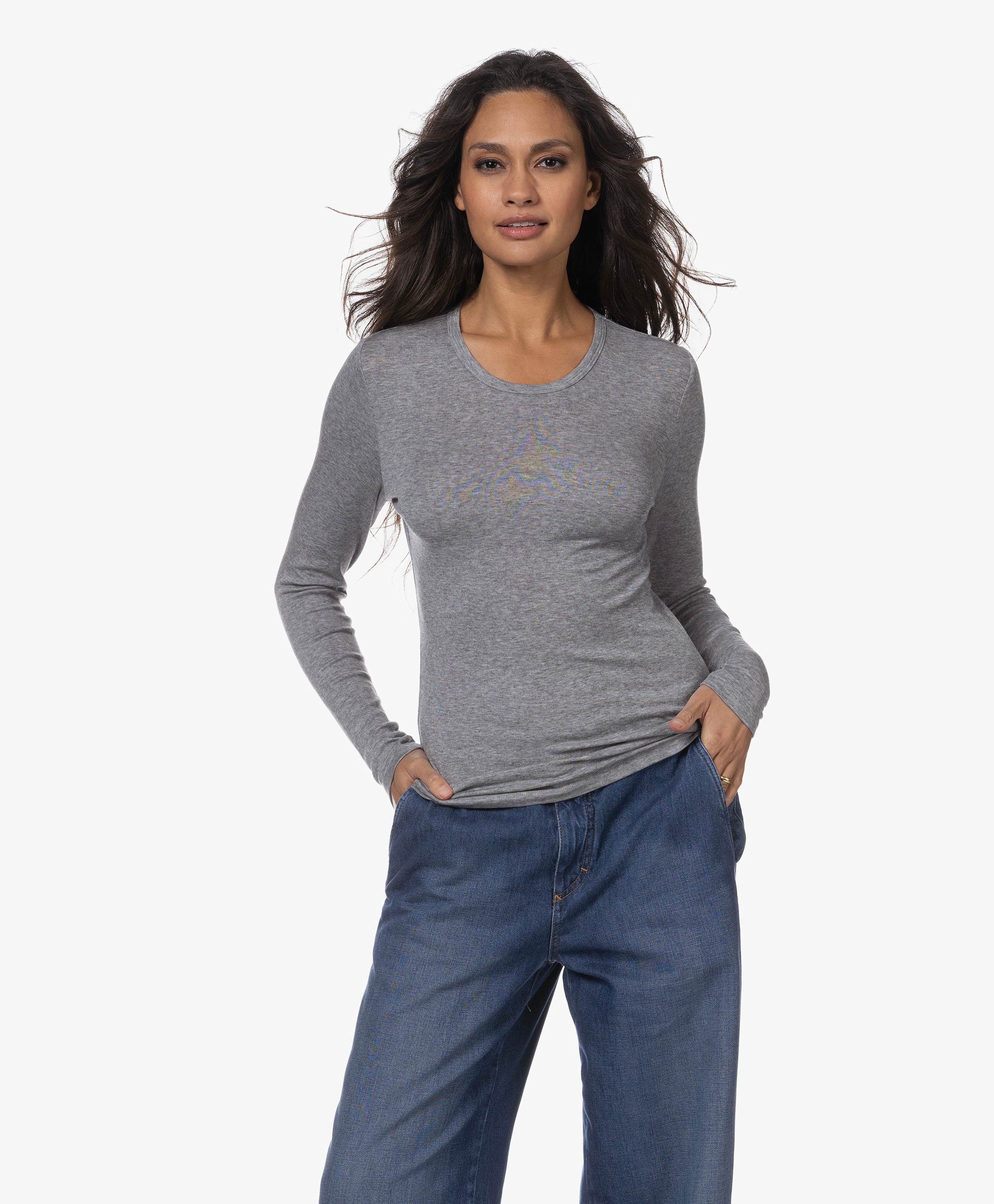 Lutest Lyocell-Wool Ribbed Longsleeve