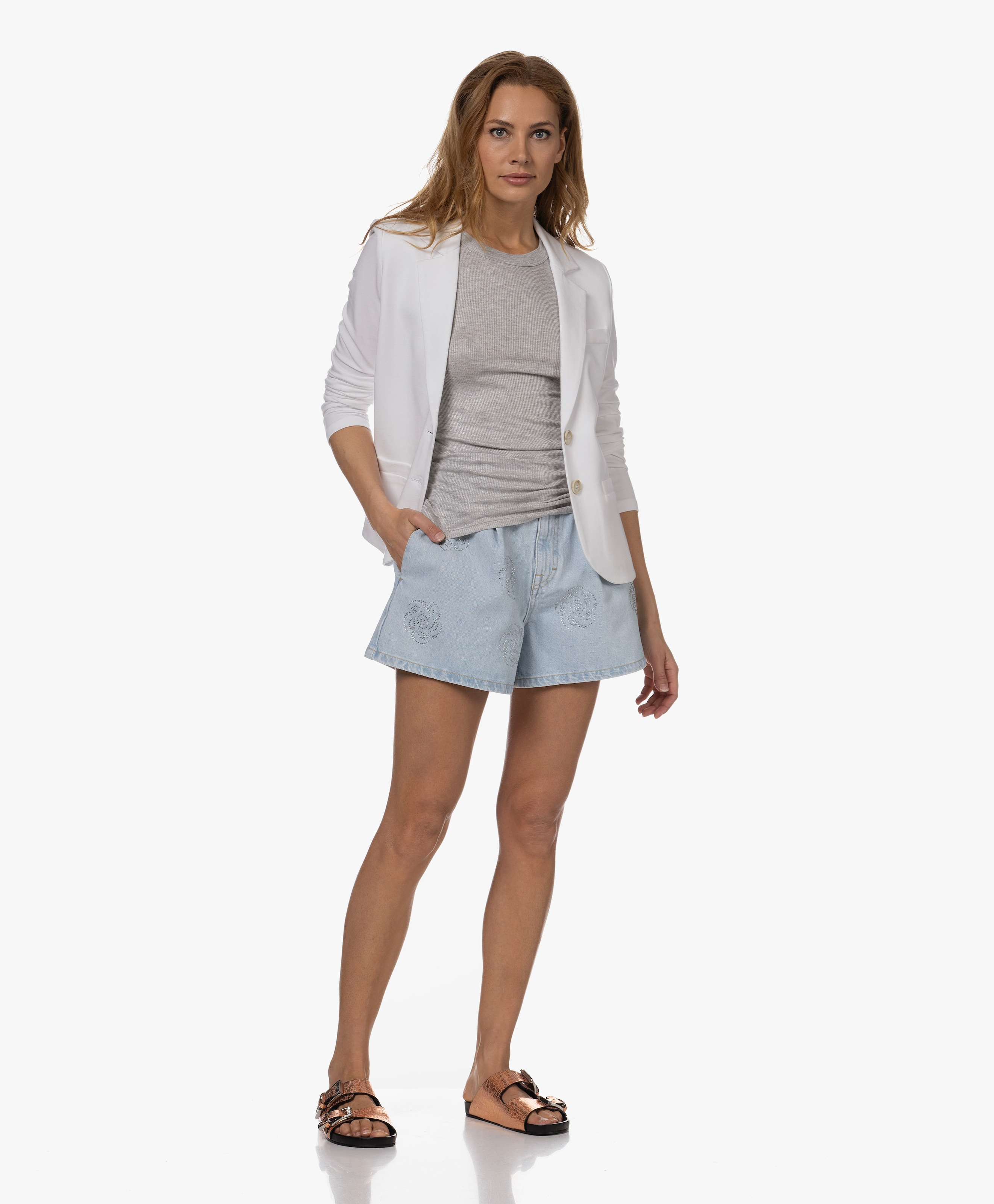 Getailleerde Jersey Blazer