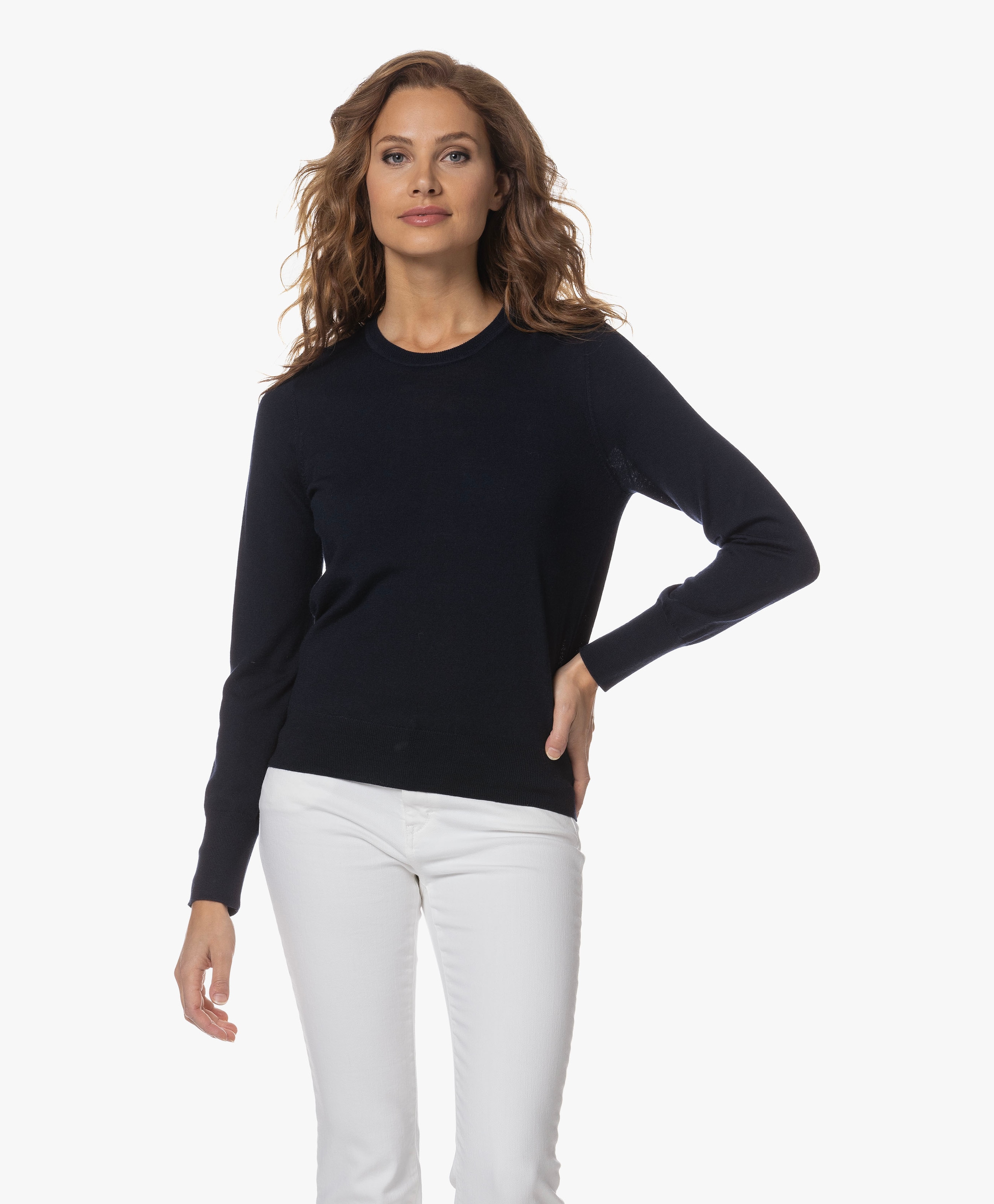 Merino R-neck Trui
