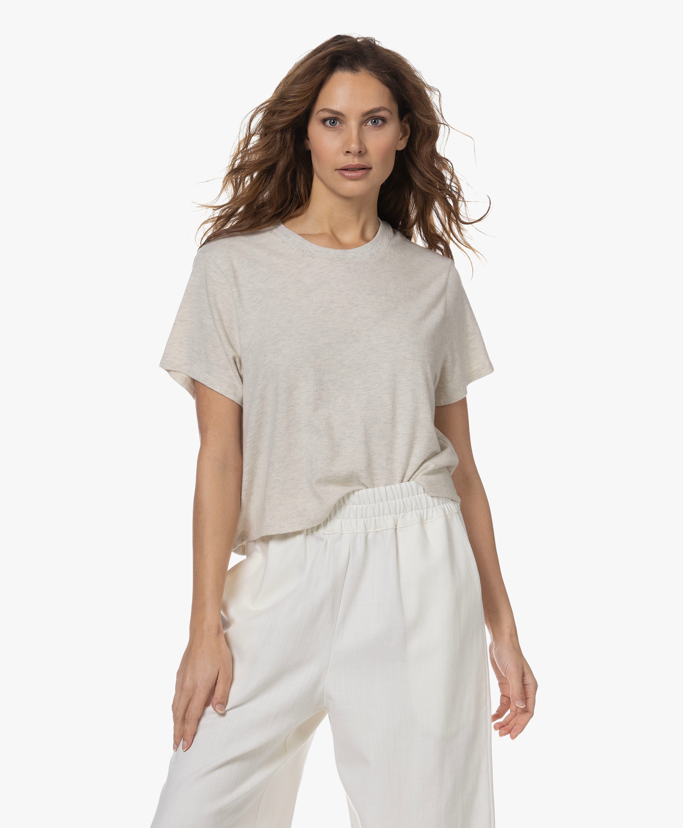 Ypawood Cropped Jersey T-shirt