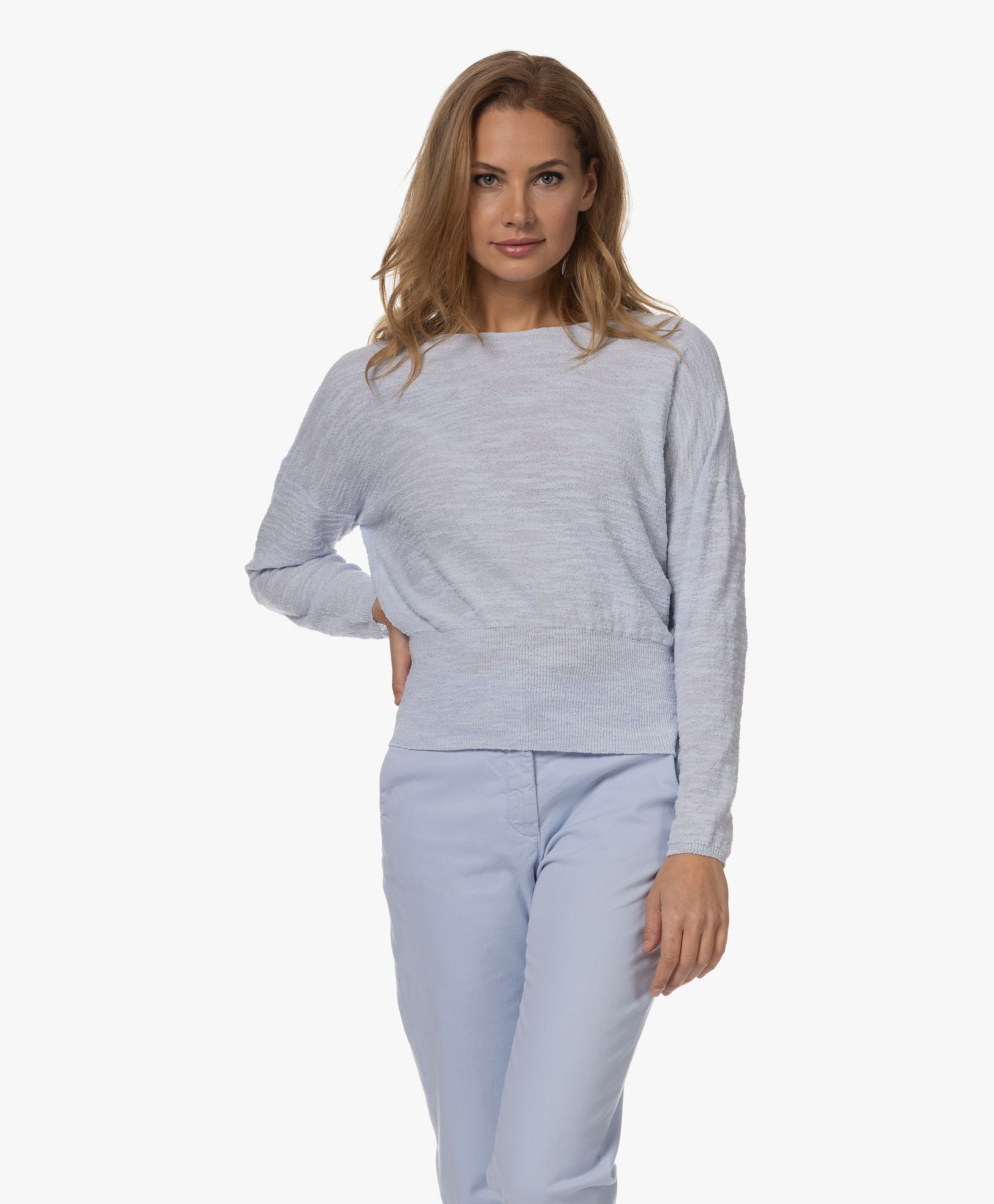 Boothals Bouclé Trui
