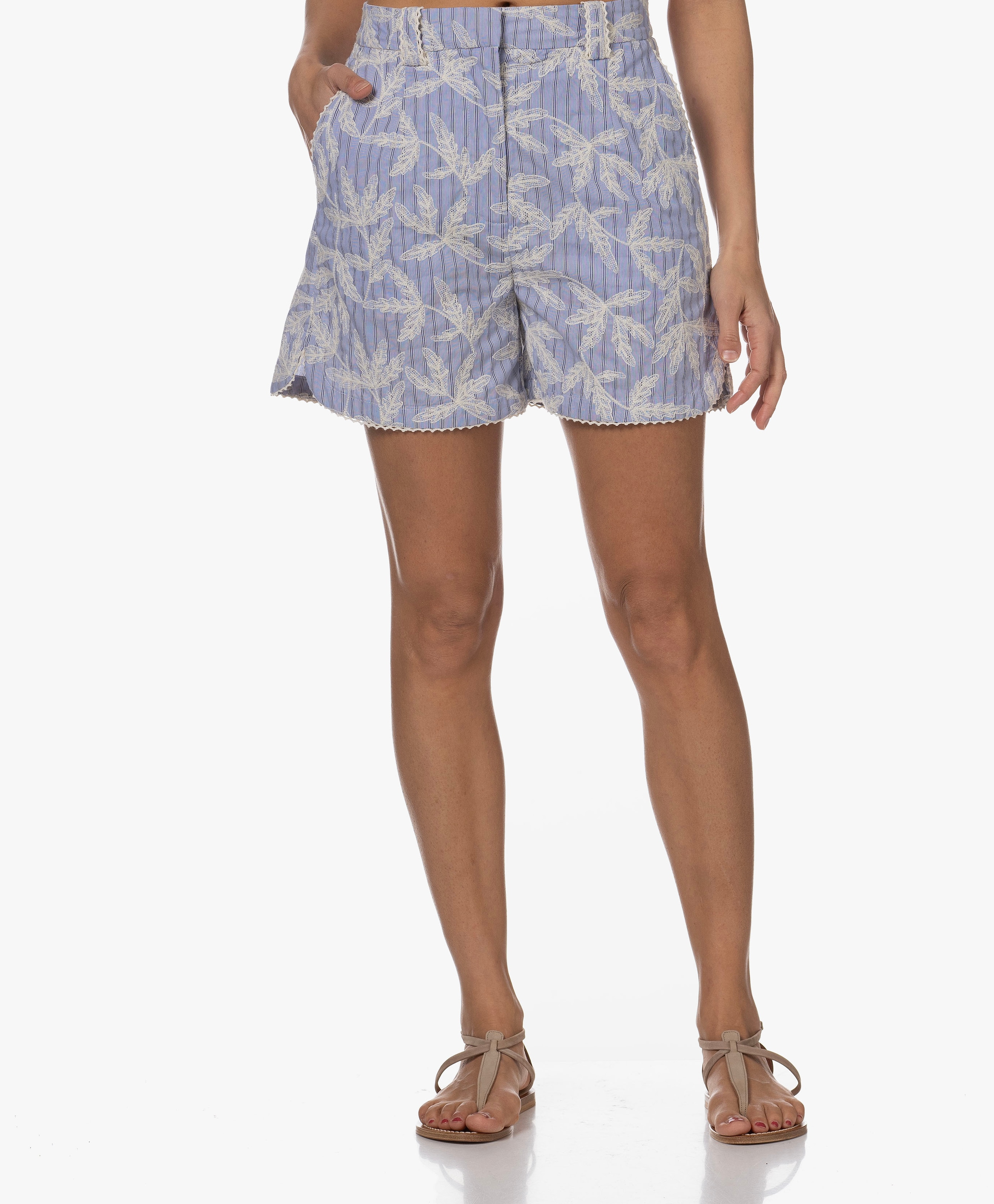 Fidelma Embroidered Shorts