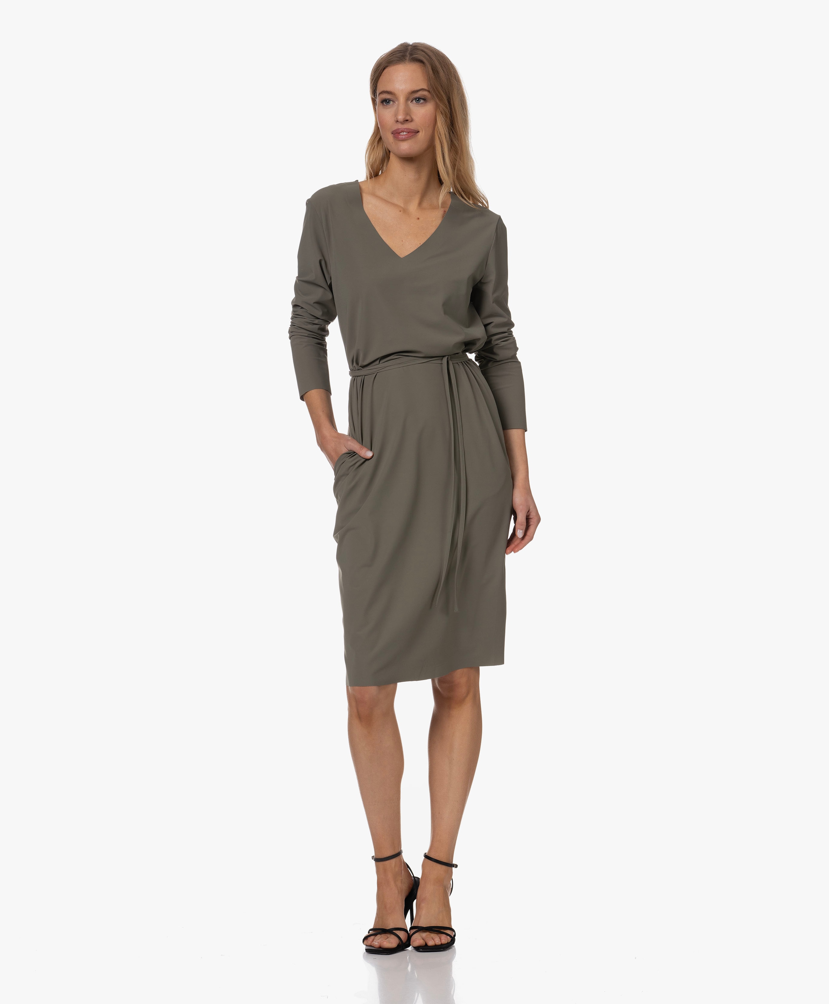 Raki Travel Jersey Midi Jurk