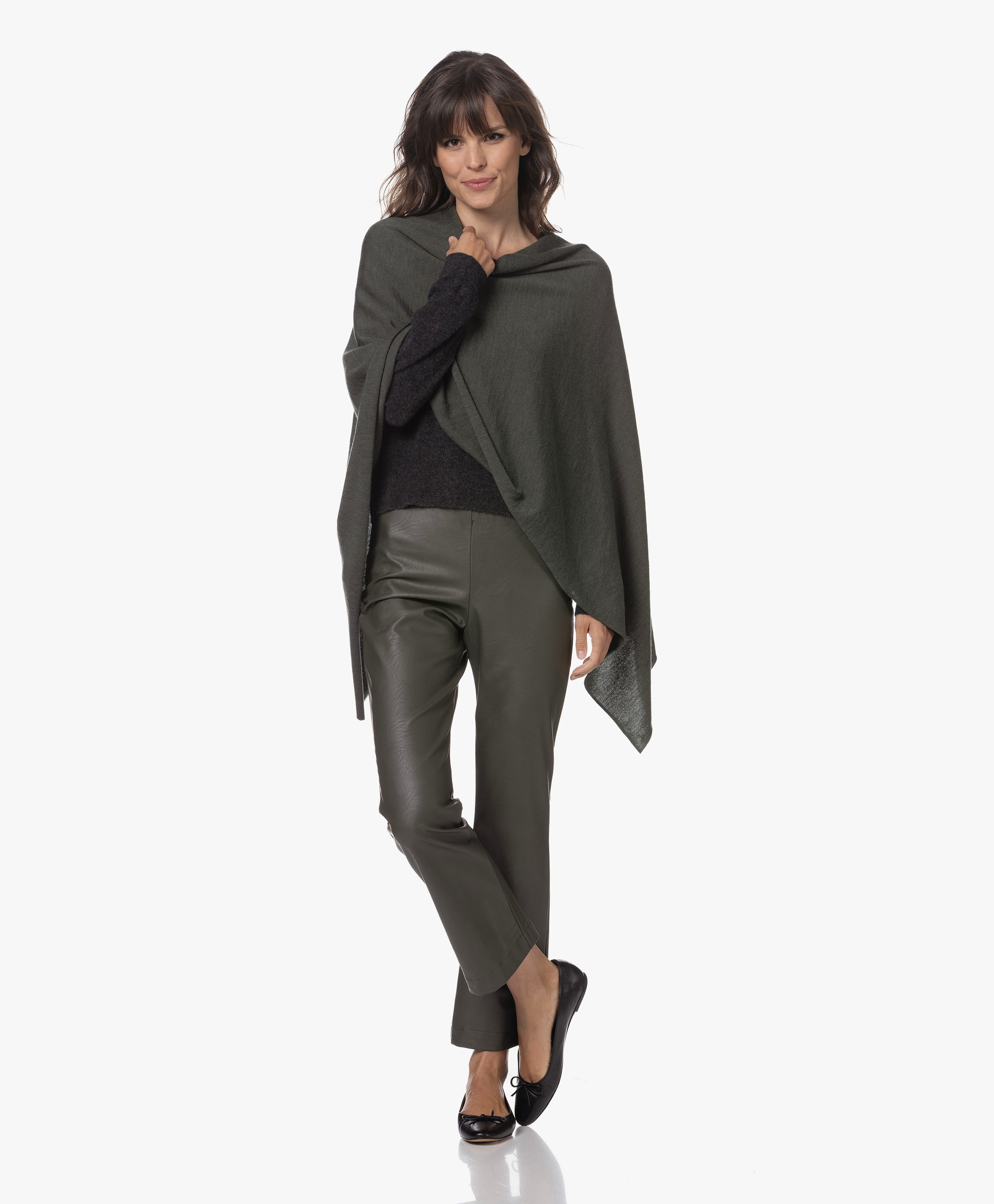 Lilou Merino Wool Poncho