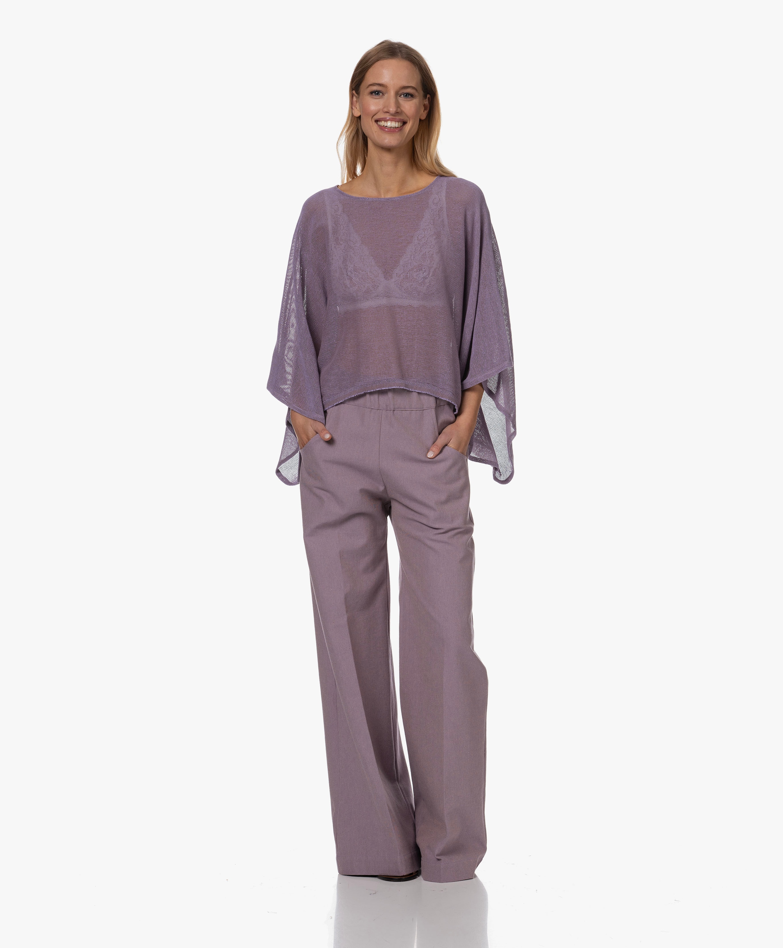 Coco Mesh Kimono Blouse