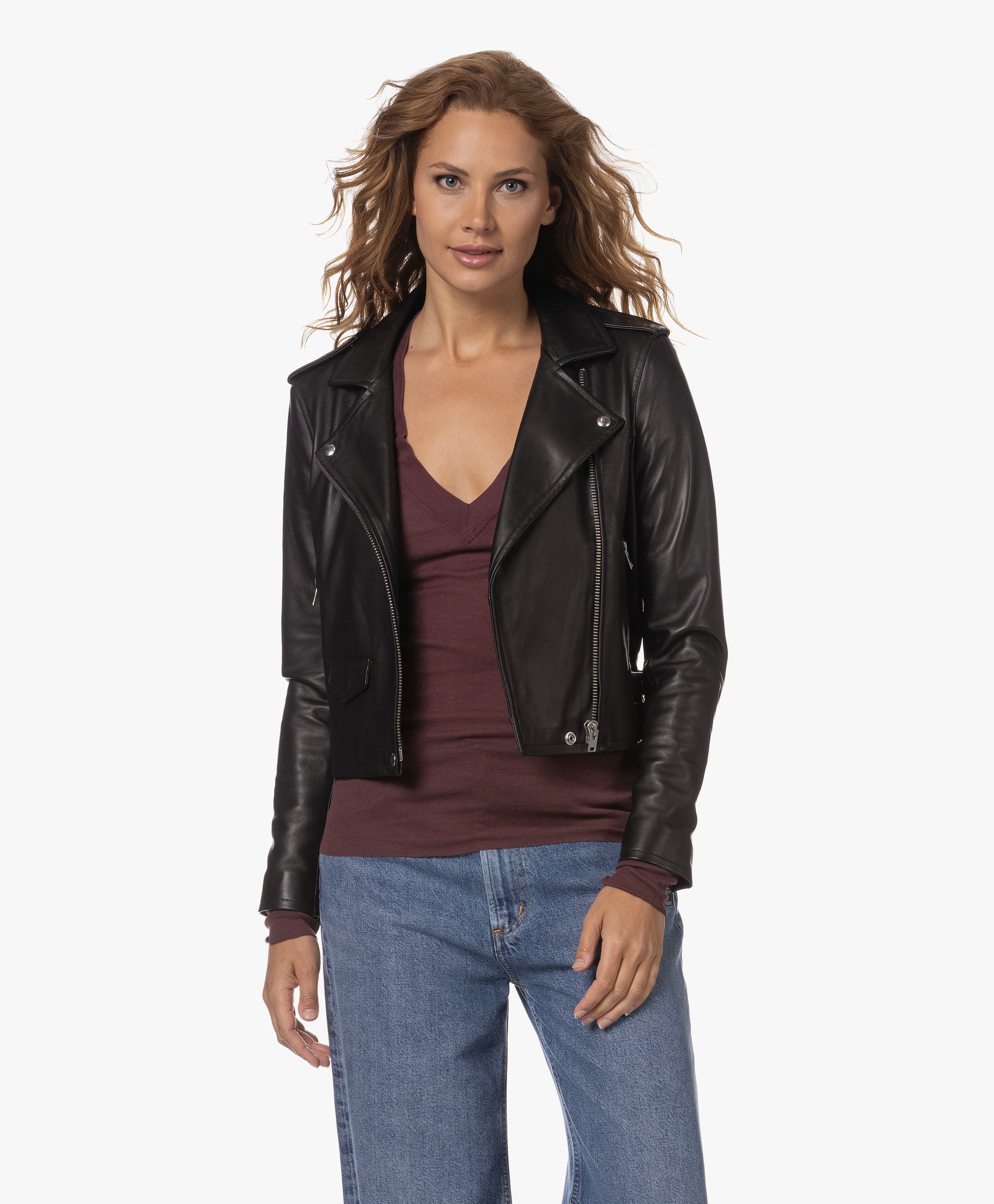 Ashville Leren Bikerjack