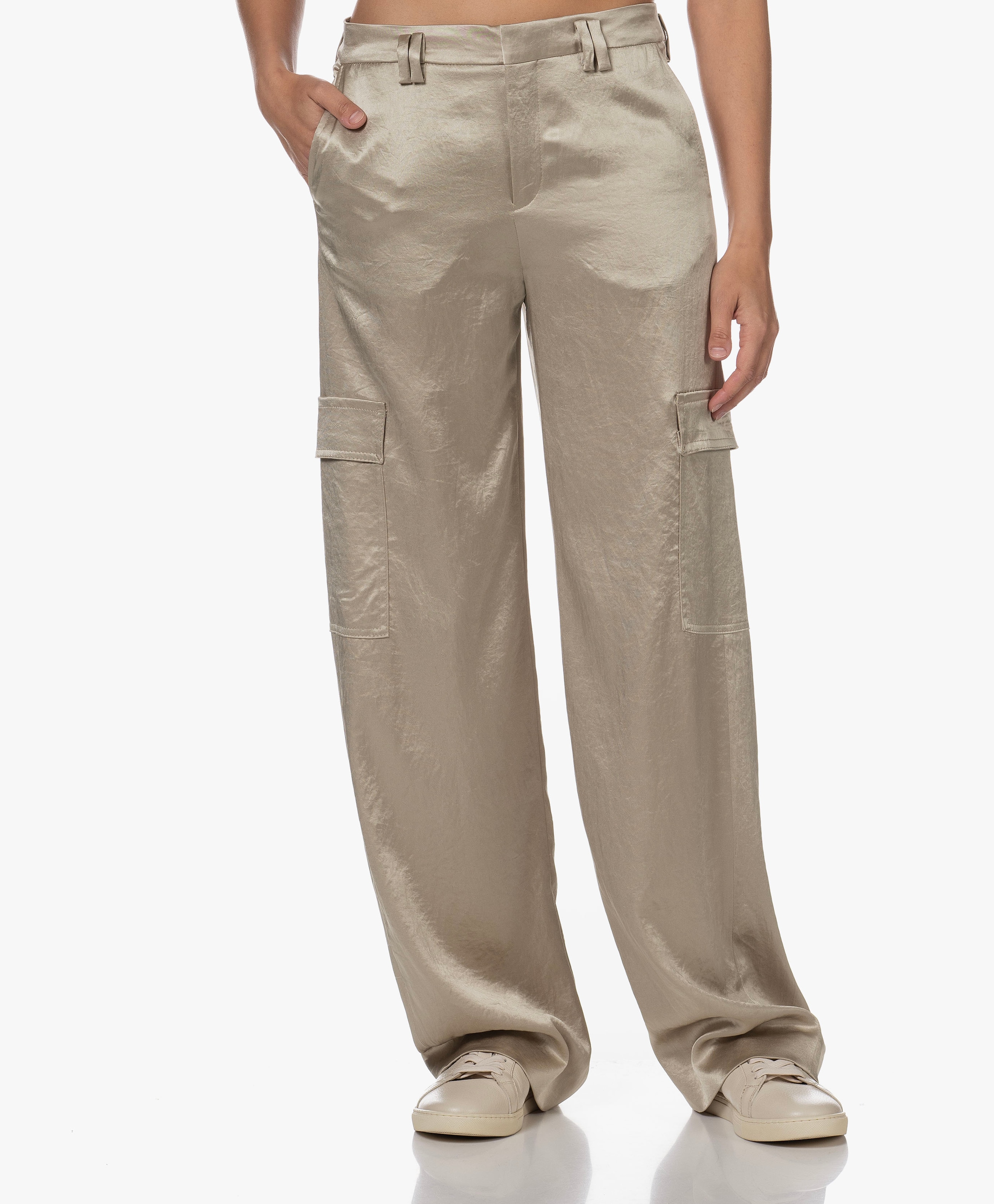 Ductile Satin Cargo Pants