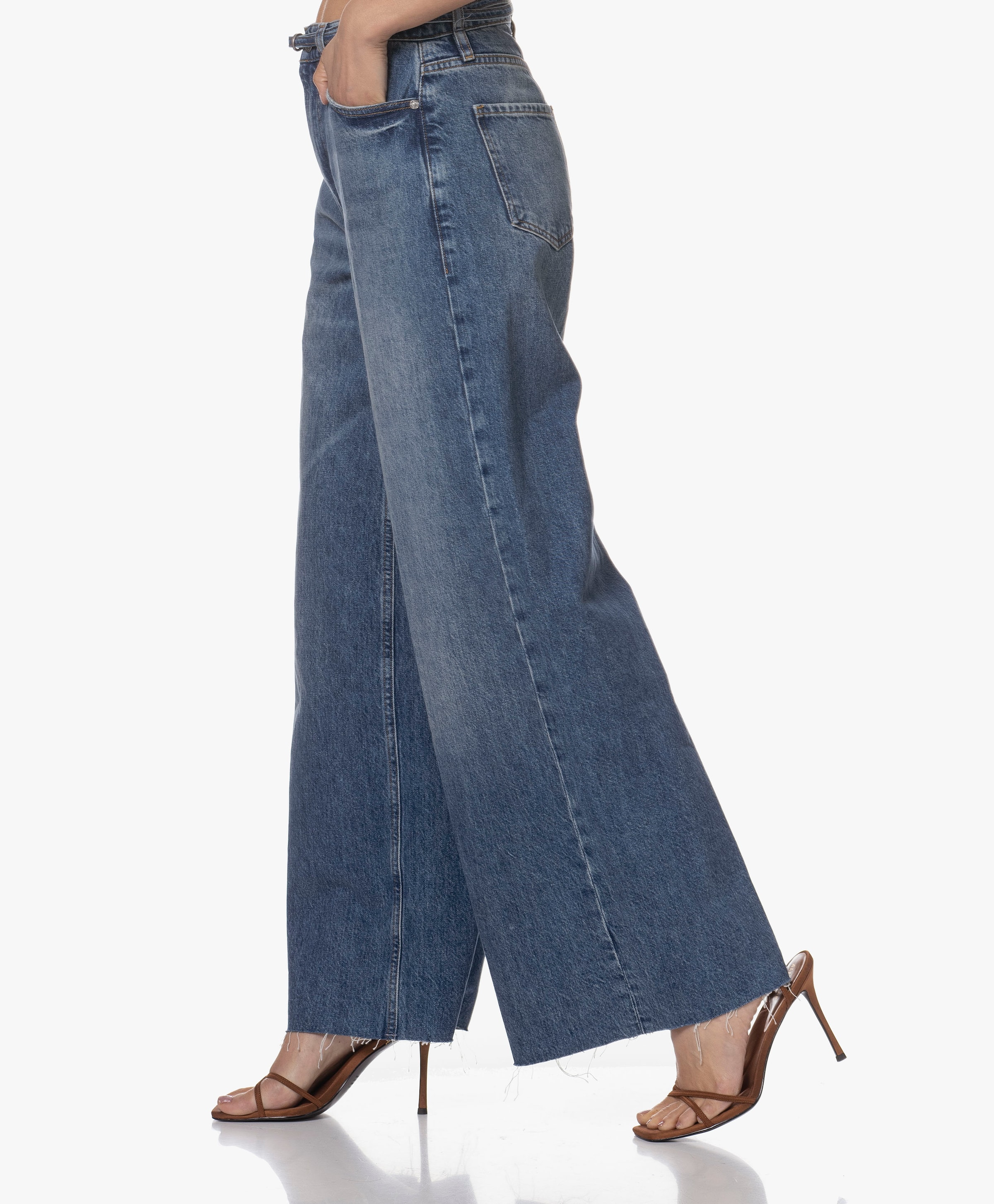 Online Hudson Nora High-rise Wide-leg Jeans