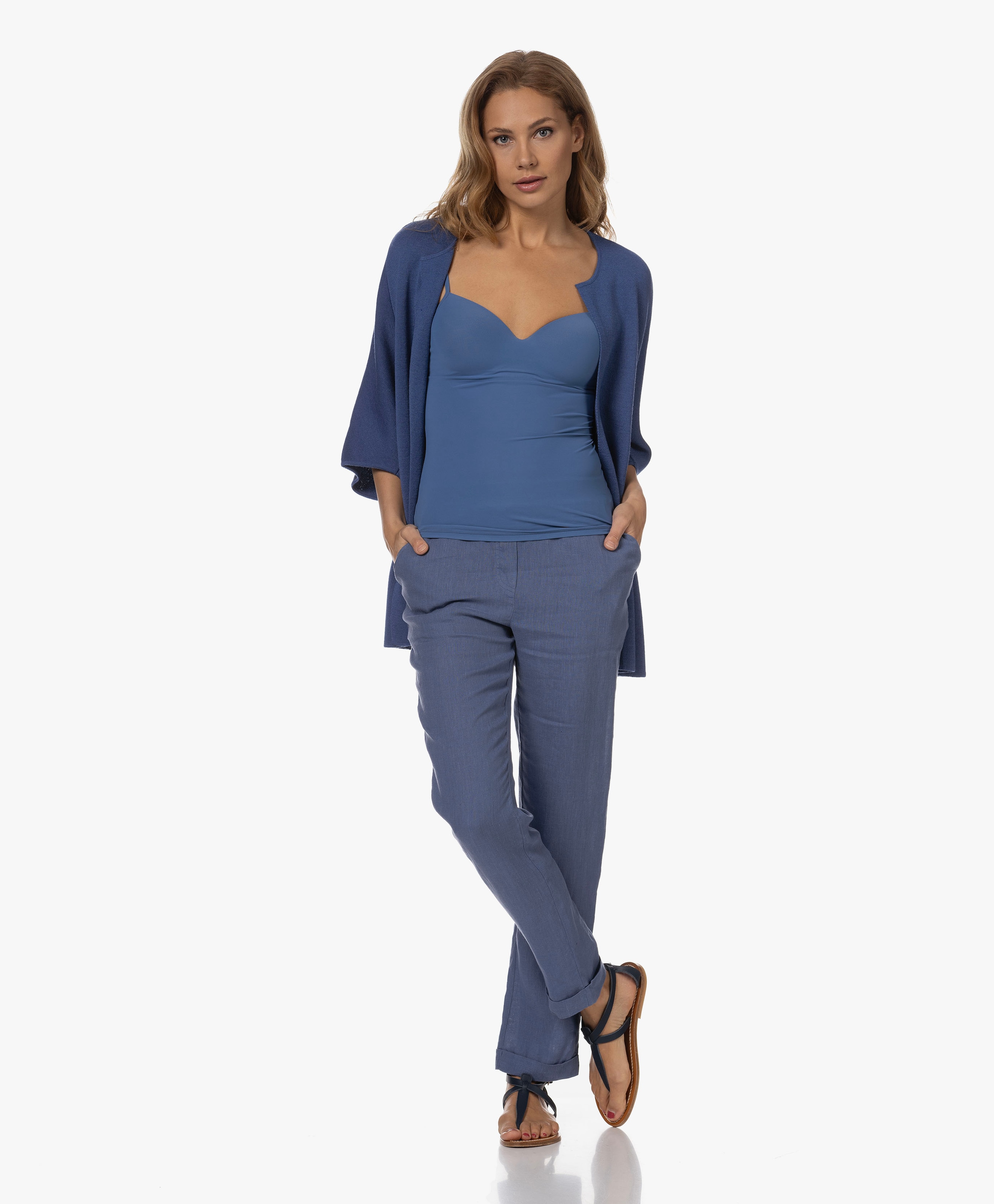 Evi Merino Wool Blend Cardigan