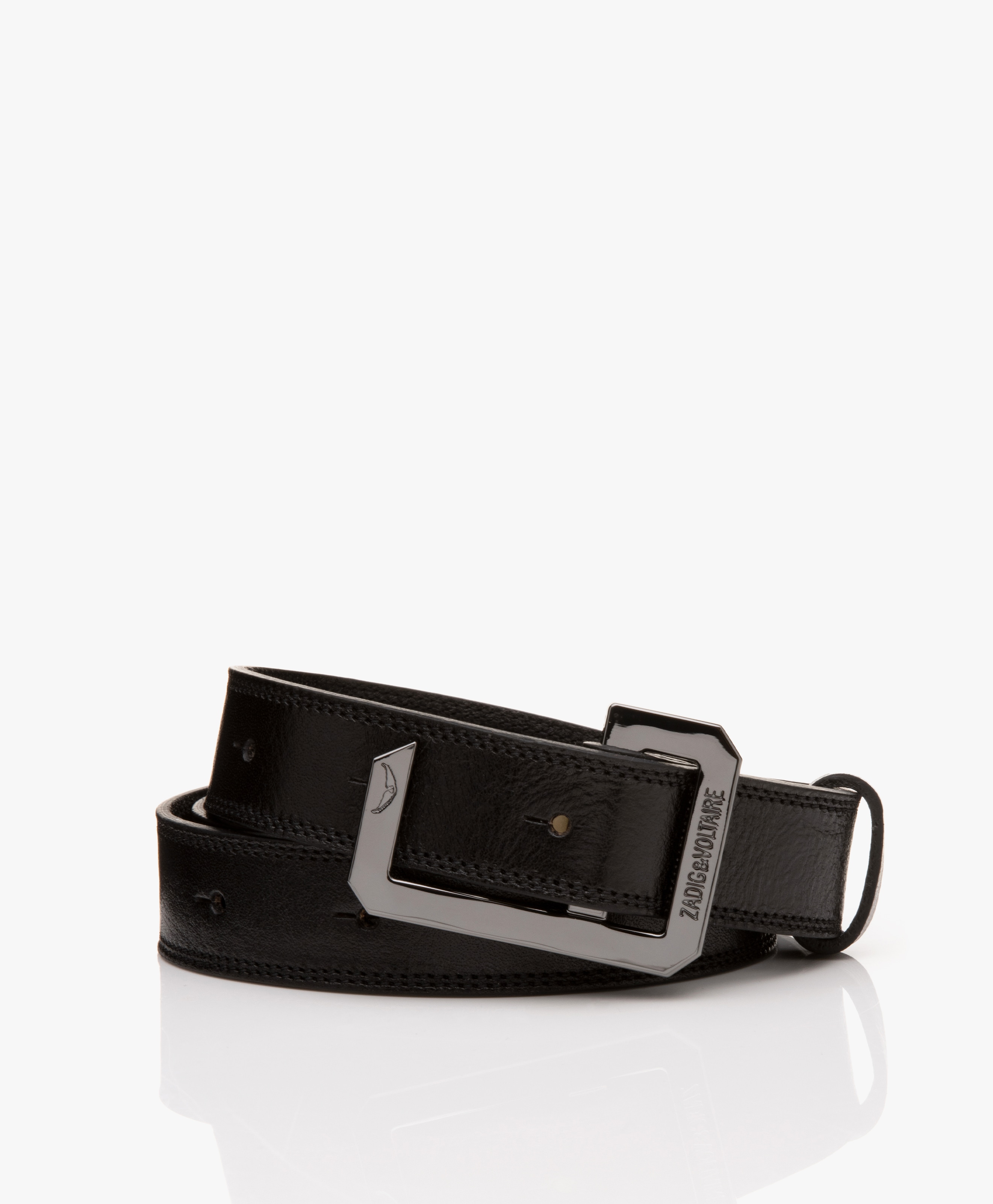 La Cecilia Leren Riem met Pin Gesp