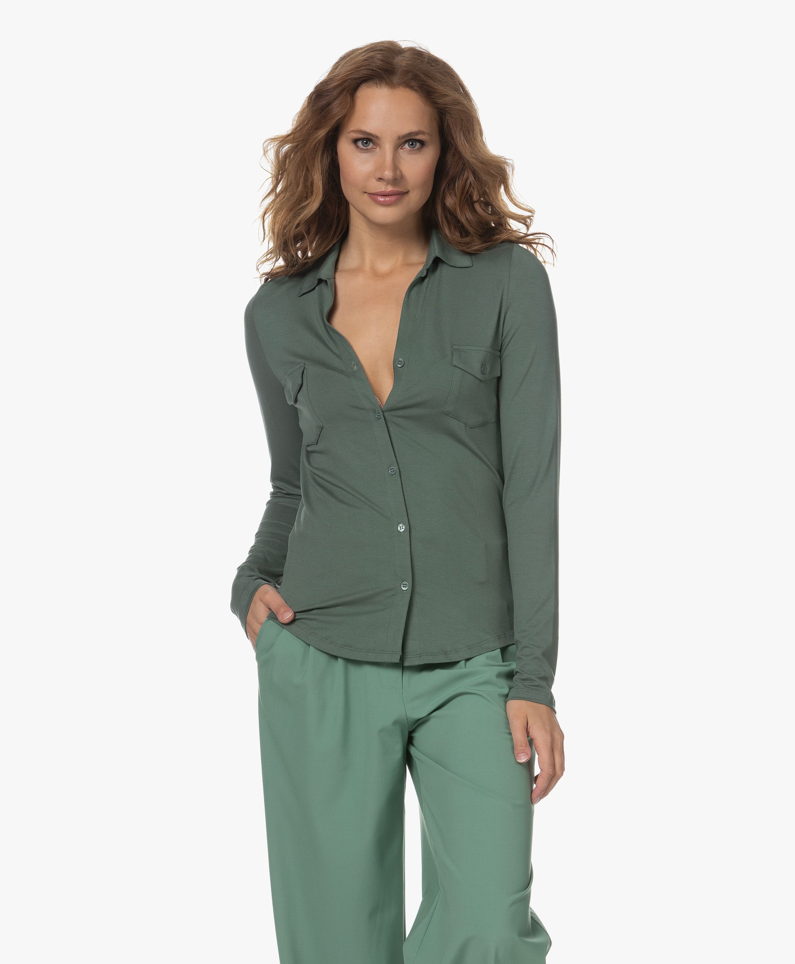 Superwashed Jersey Blouse