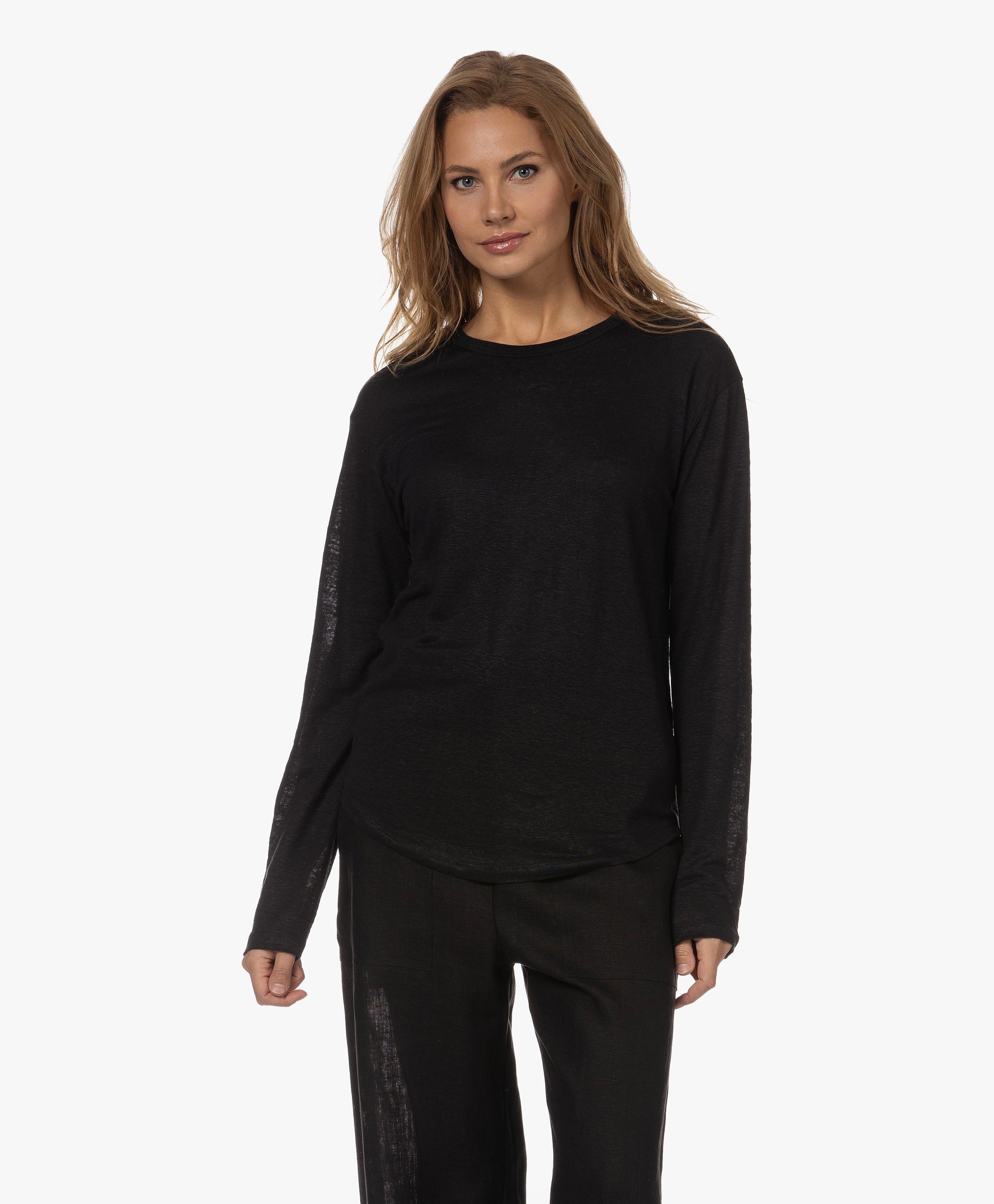The Reese Linen Long Sleeve