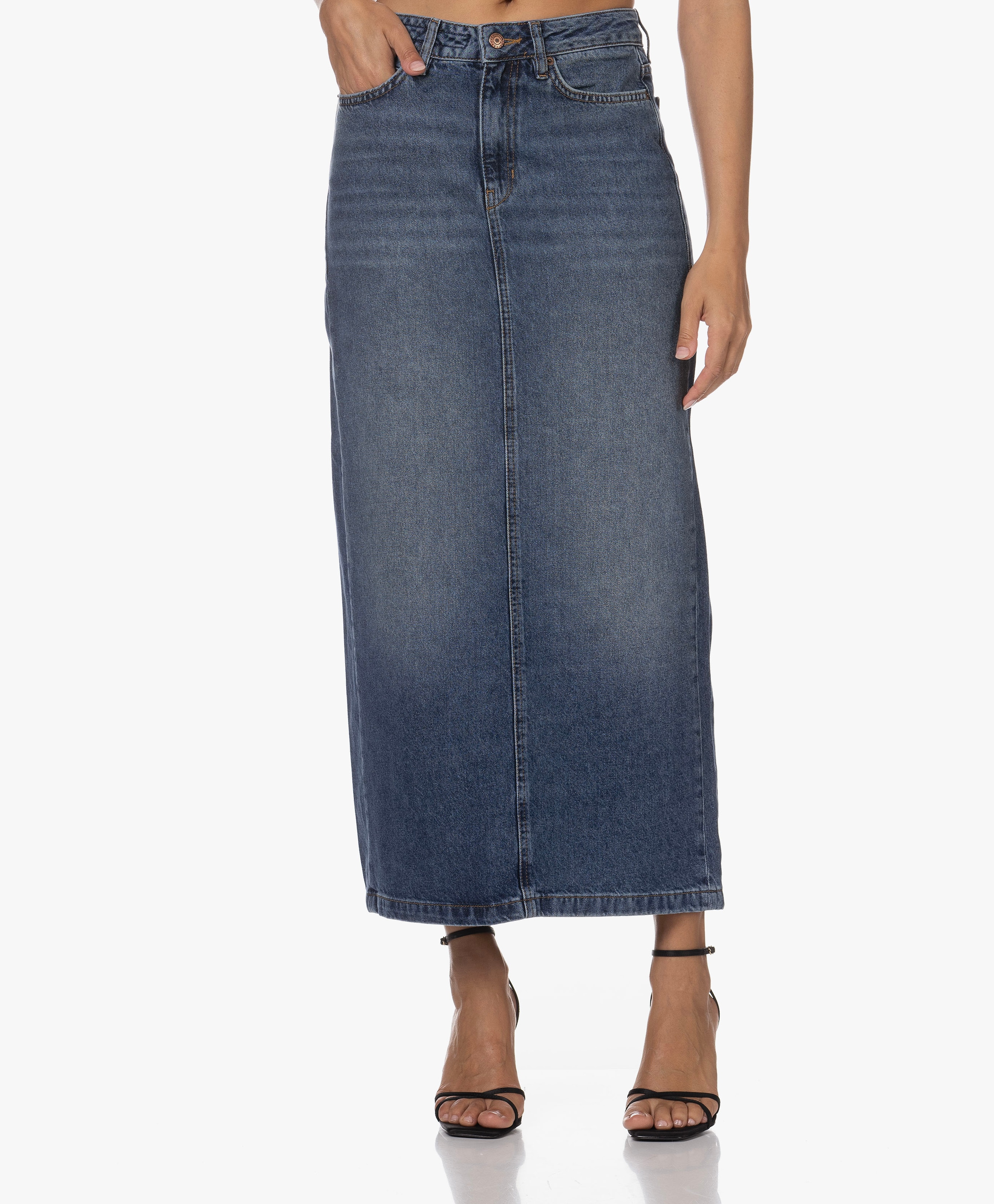 Zya Denim Maxi Skirt