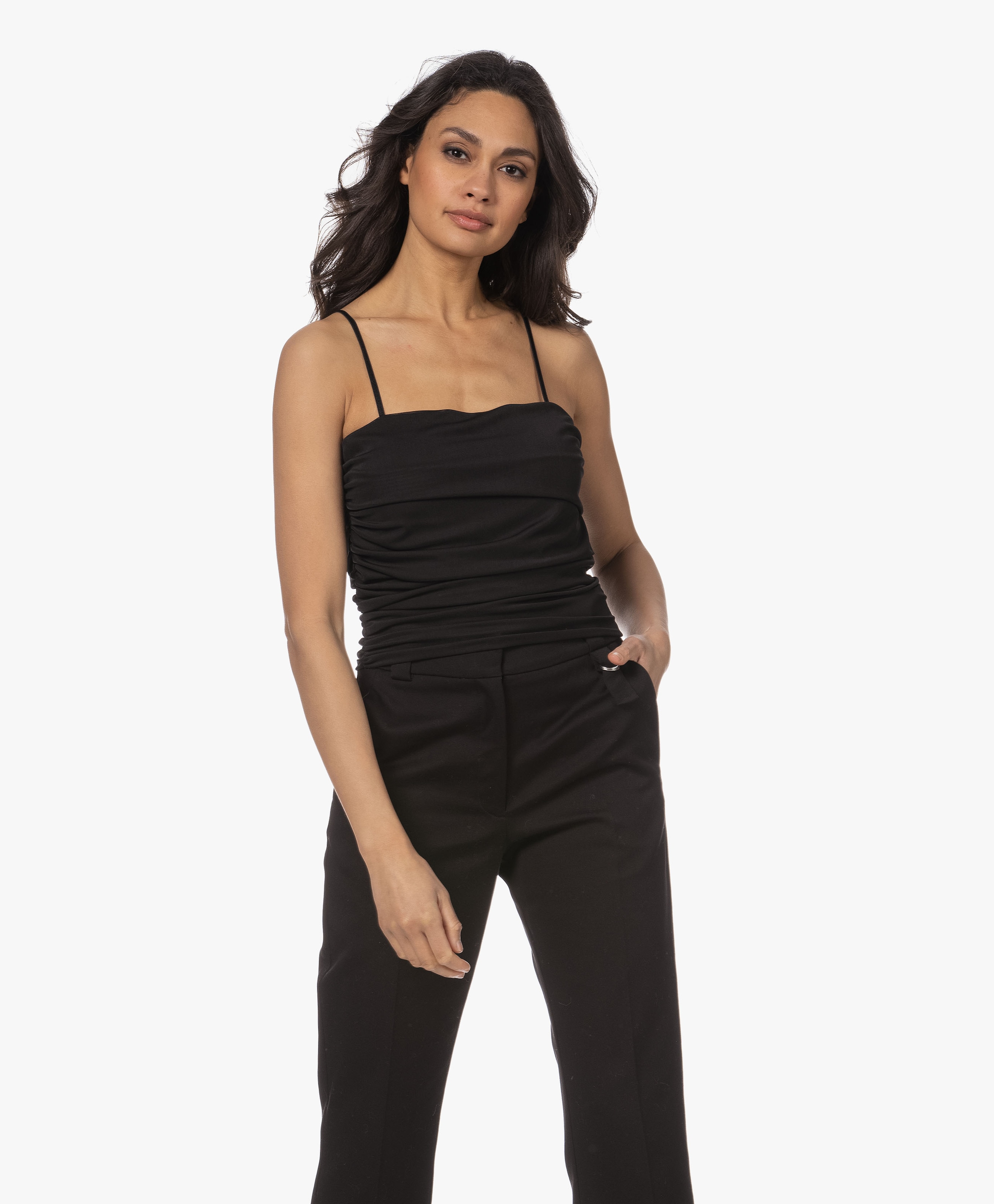 Irosa Gedrapeerde Crop Top