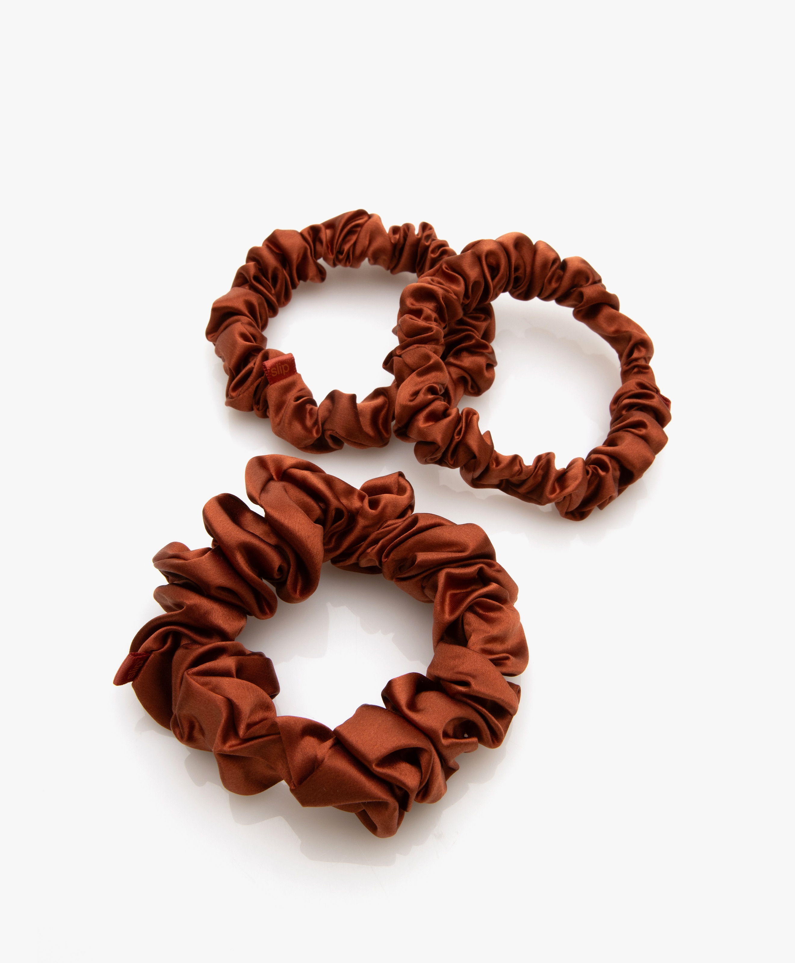 3-pack Midi/Large Zijden Scrunchies