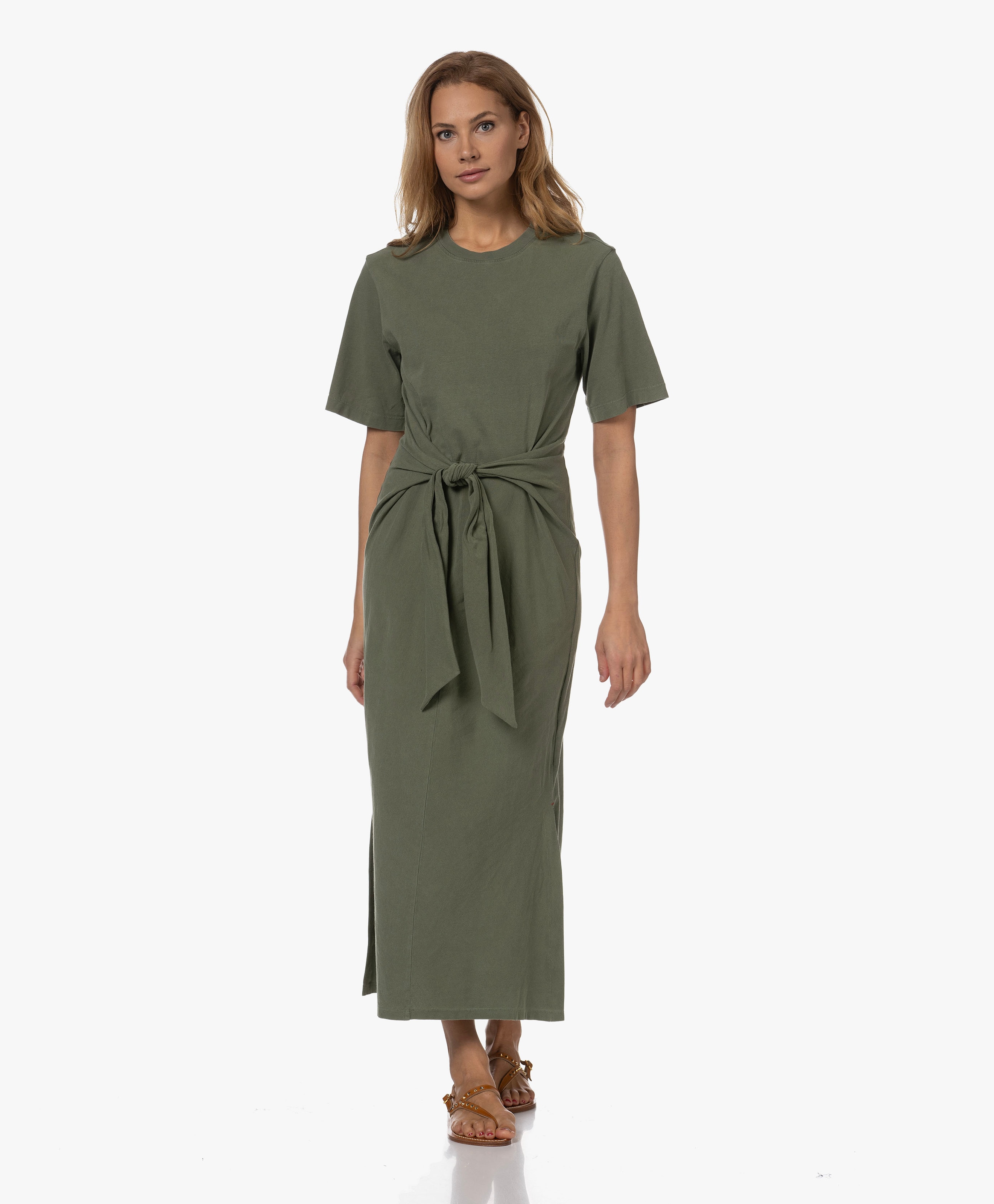 Tianna T-shirt Jurk met Strikdetail