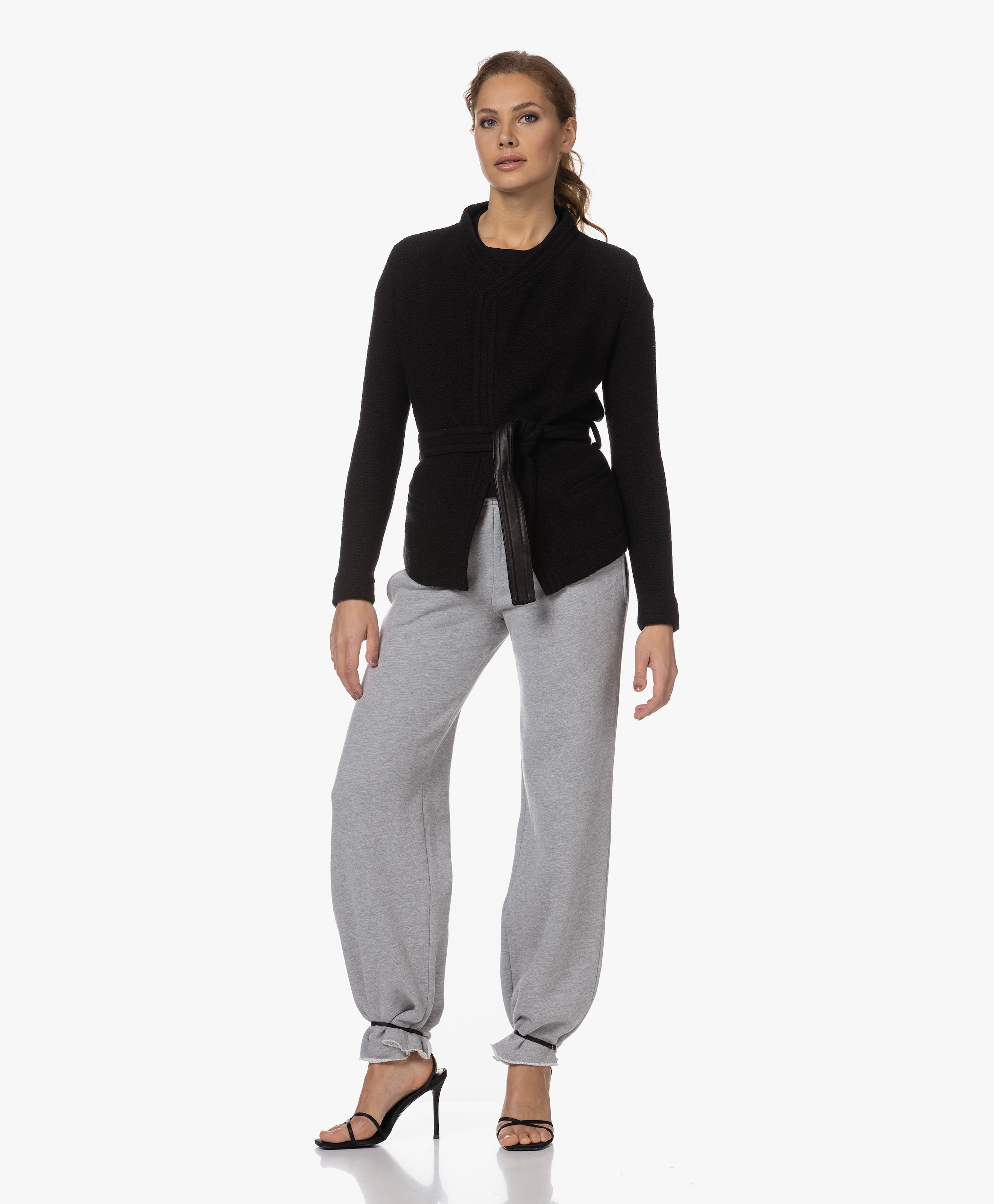 Awa Wool Blend Knitted Jacket