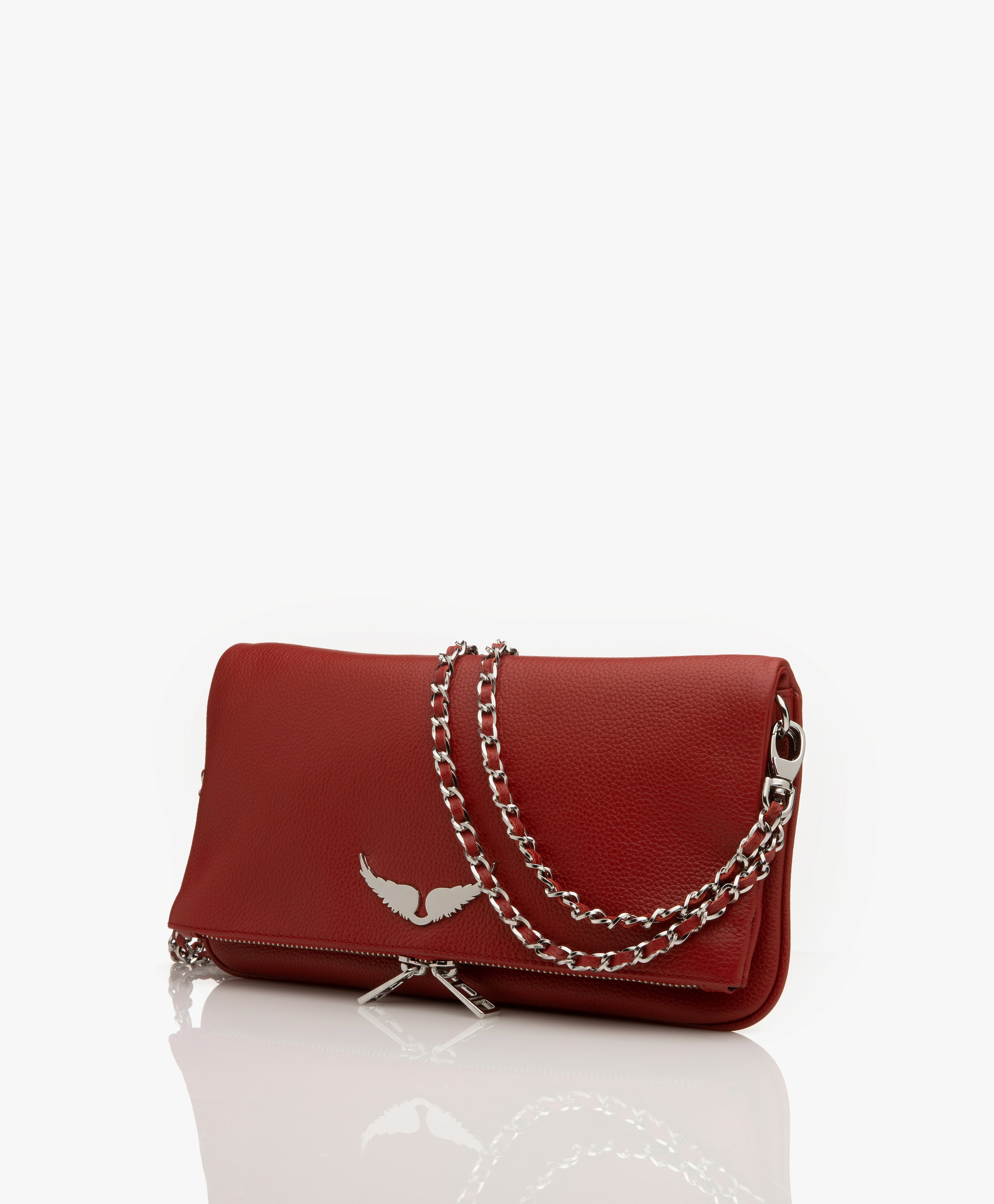 Zadig en voltaire tas rood sale