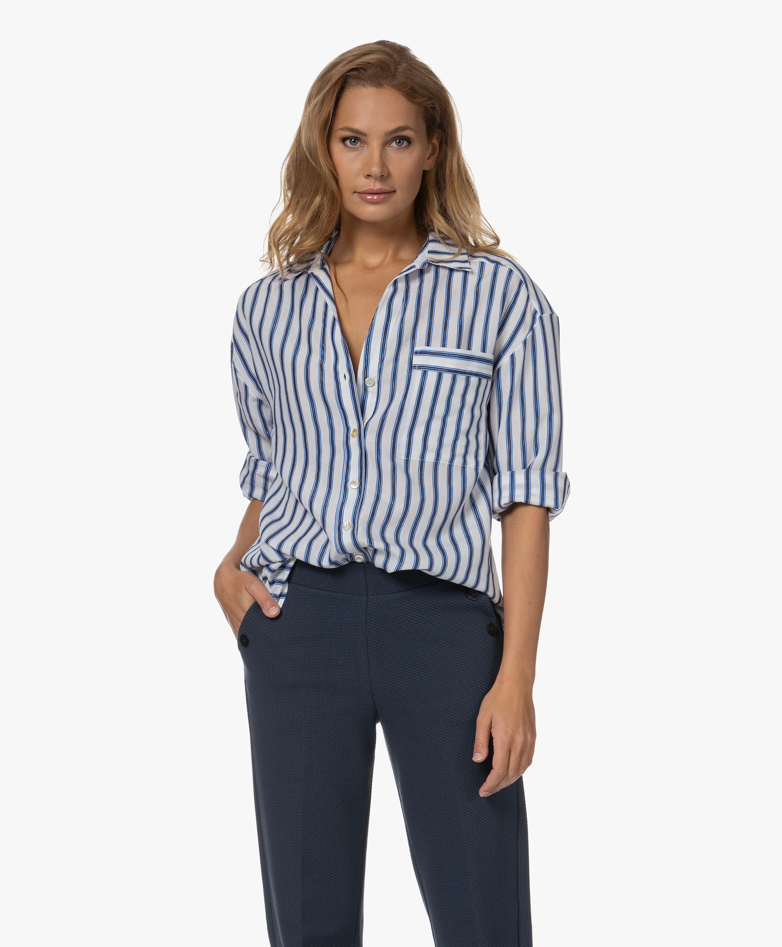 Poppie Gestreepte Blouse