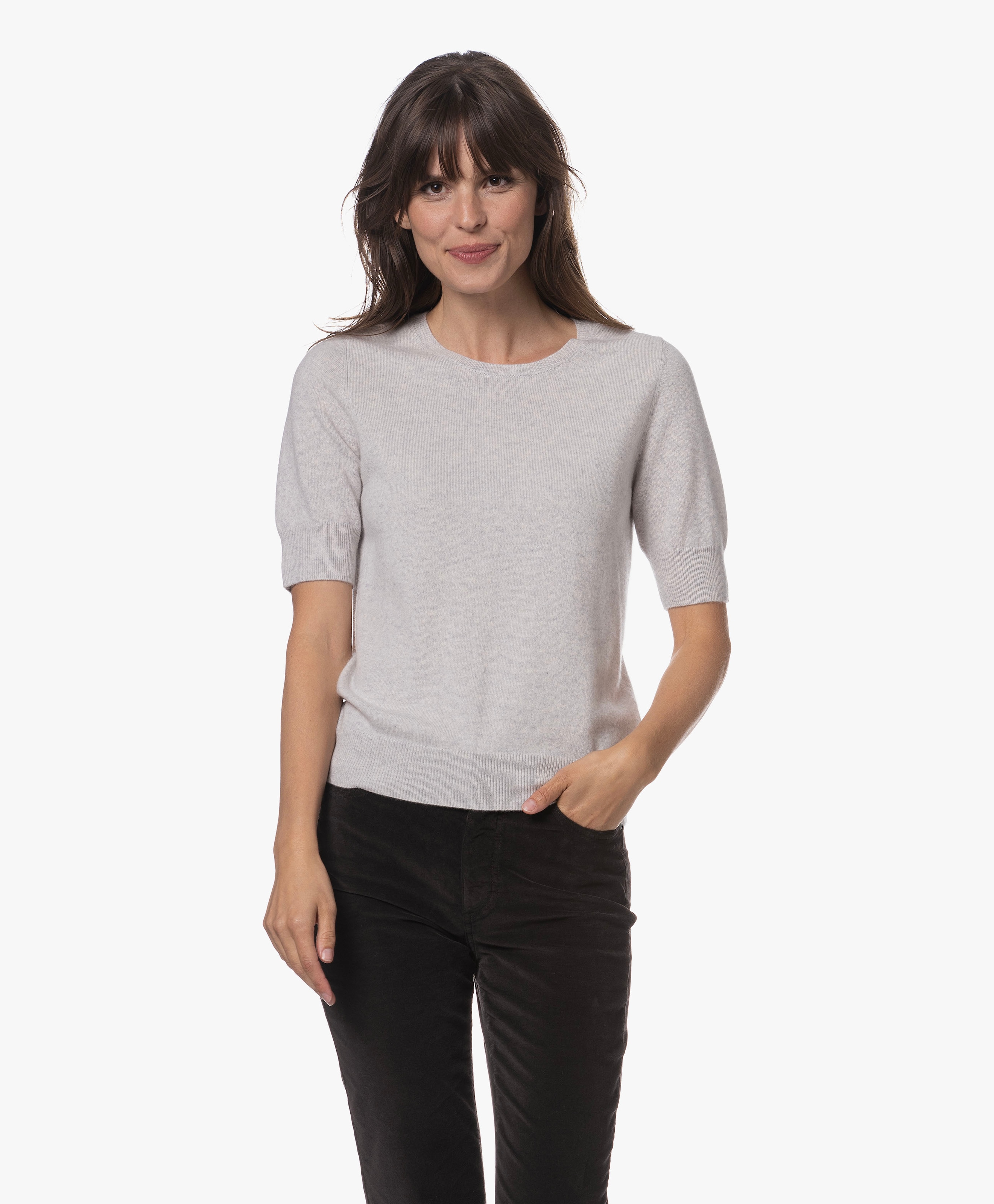 Cashmere Short Sleeve Sweater