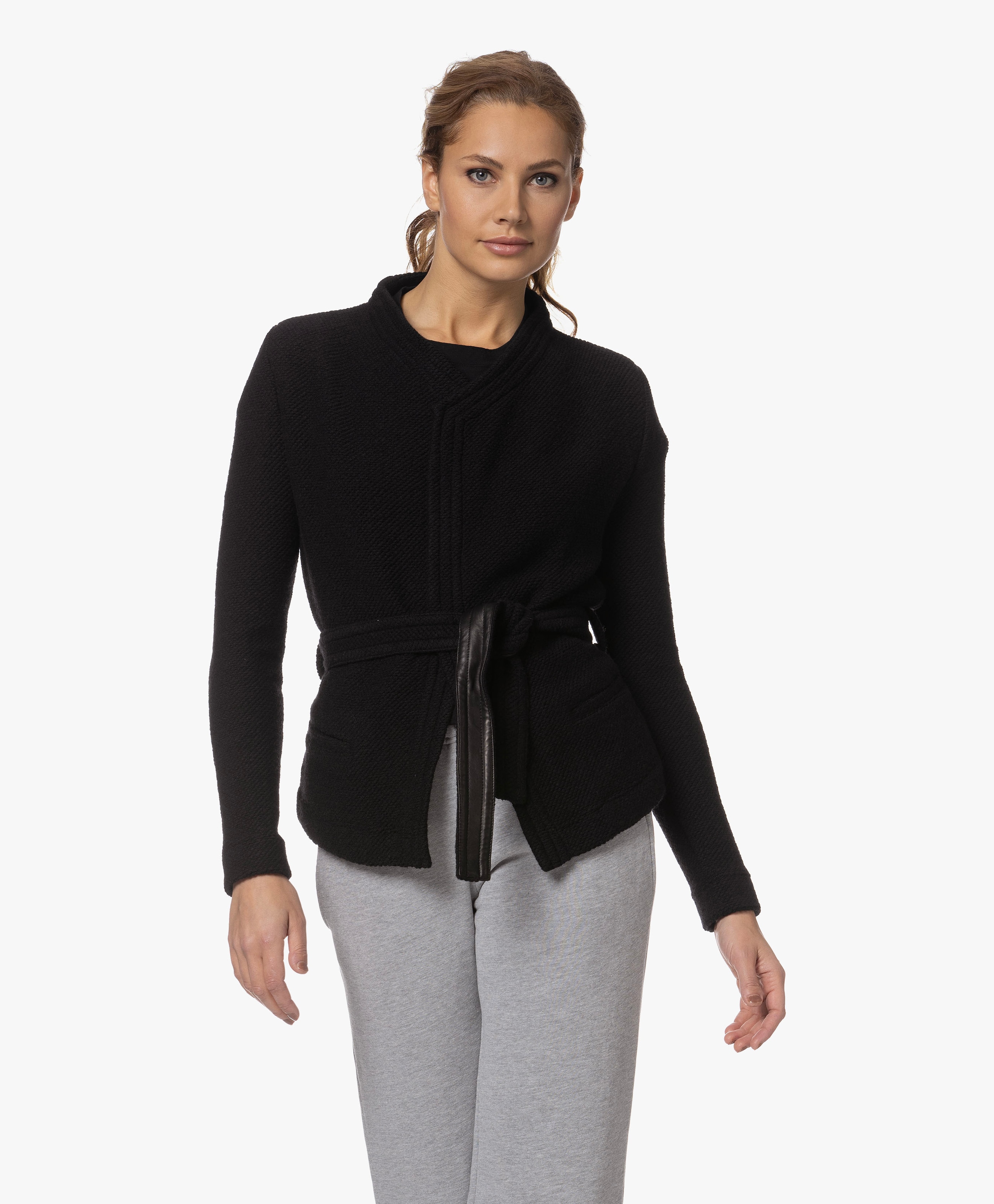 Awa Wool Blend Knitted Jacket