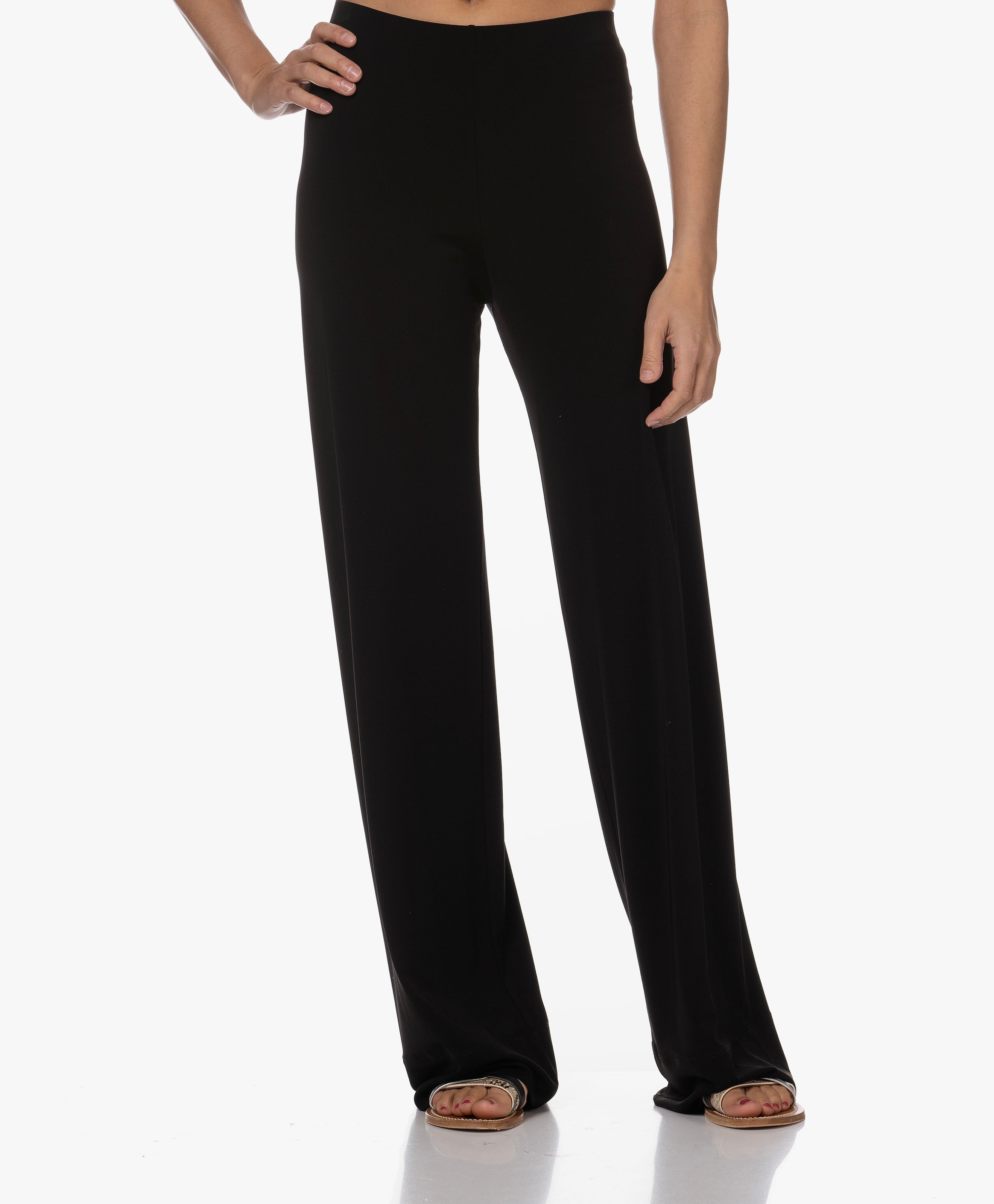 Crêpe Jersey Pull-on Broek