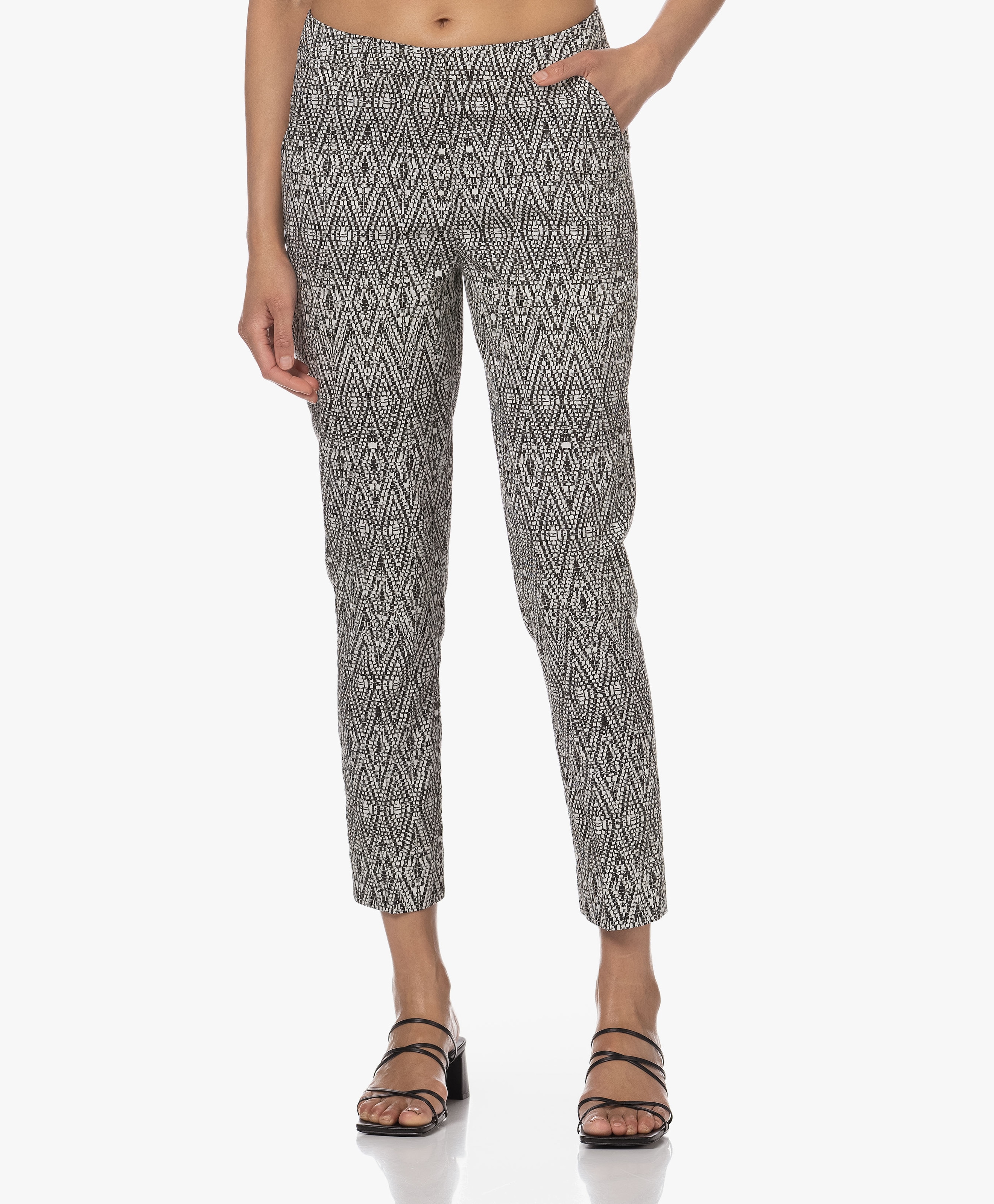 Matja Cotton Blend Print Pants