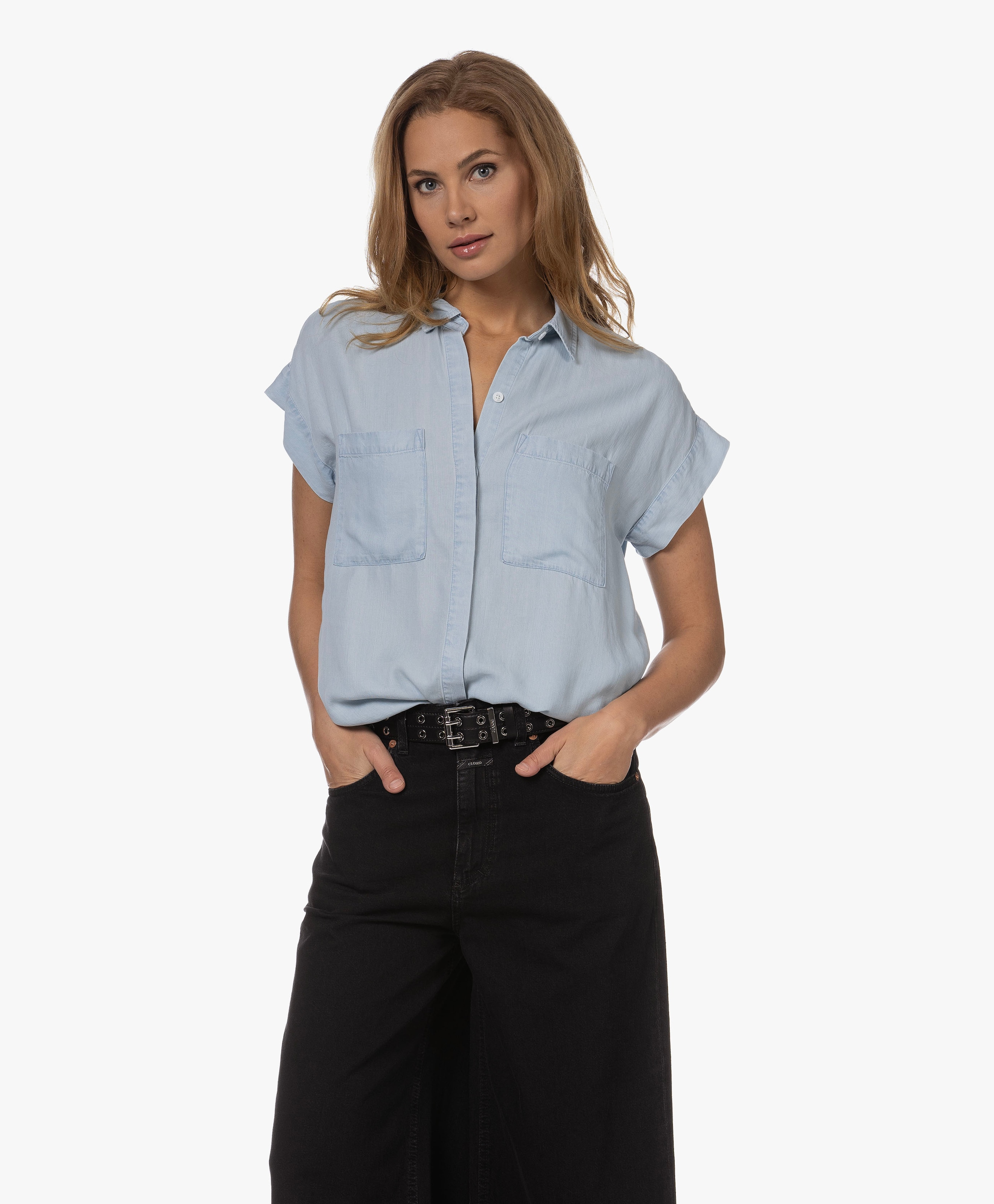Cito Tencel Chambray Blouse