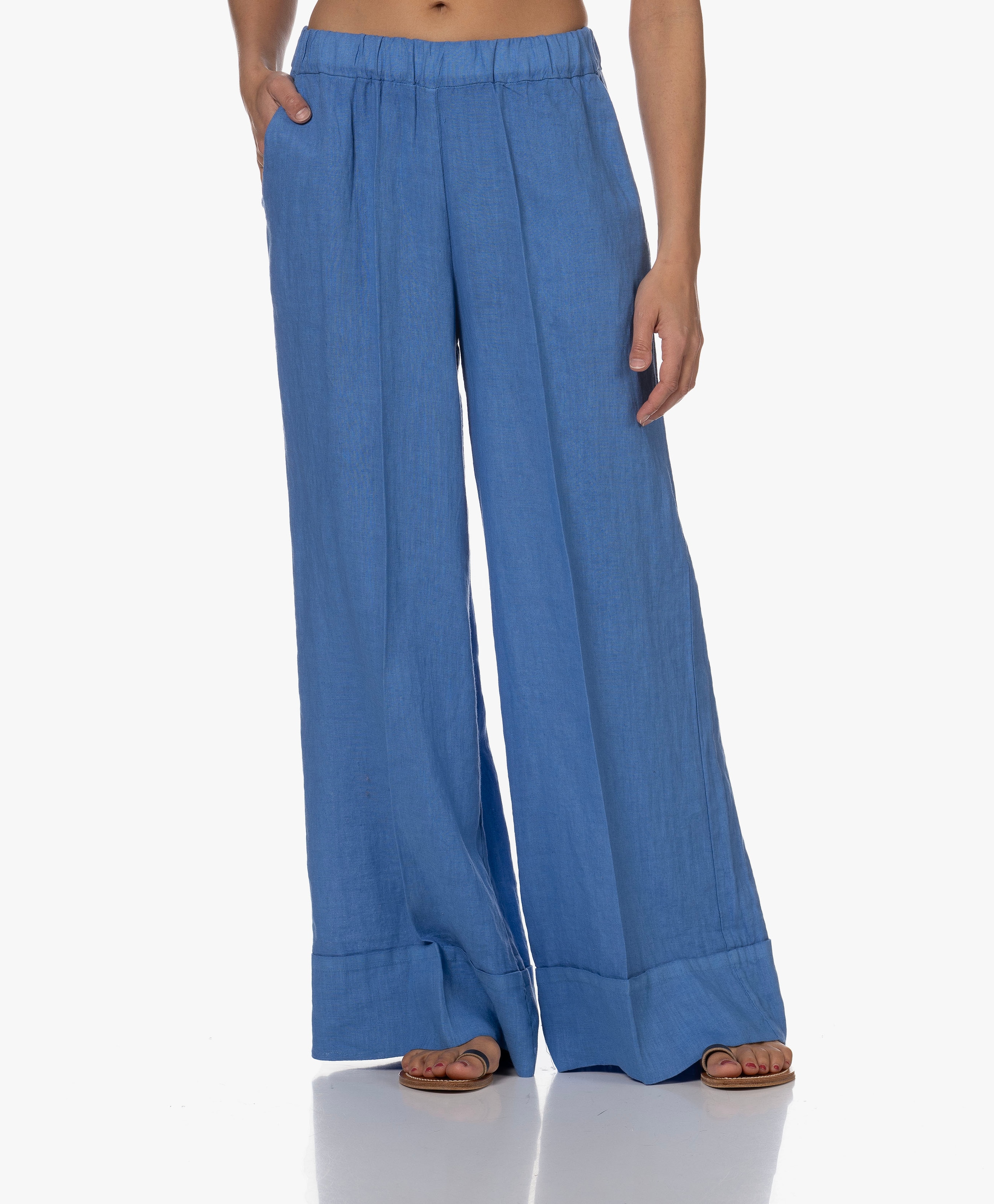 Wijde Linnen Broek