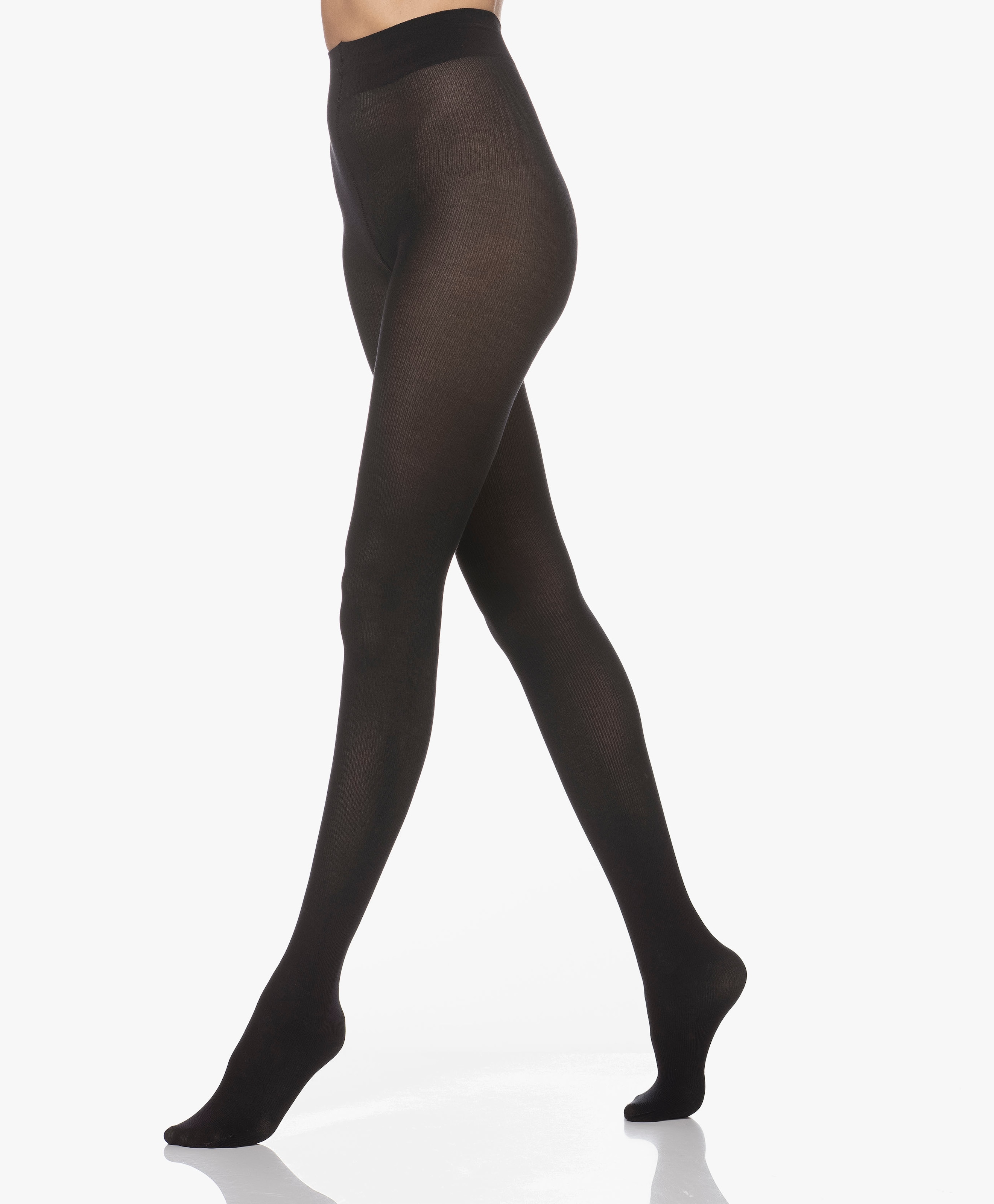 Mary Fine Ribbed Tights