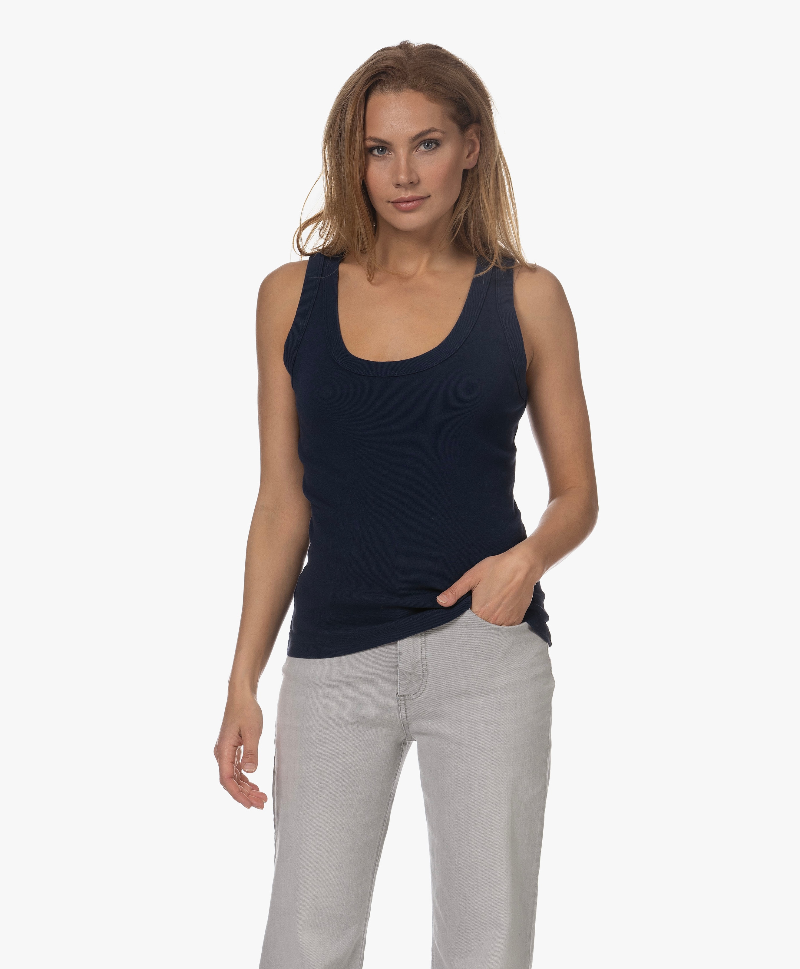 Nelly Ribbed Jersey Tanktop