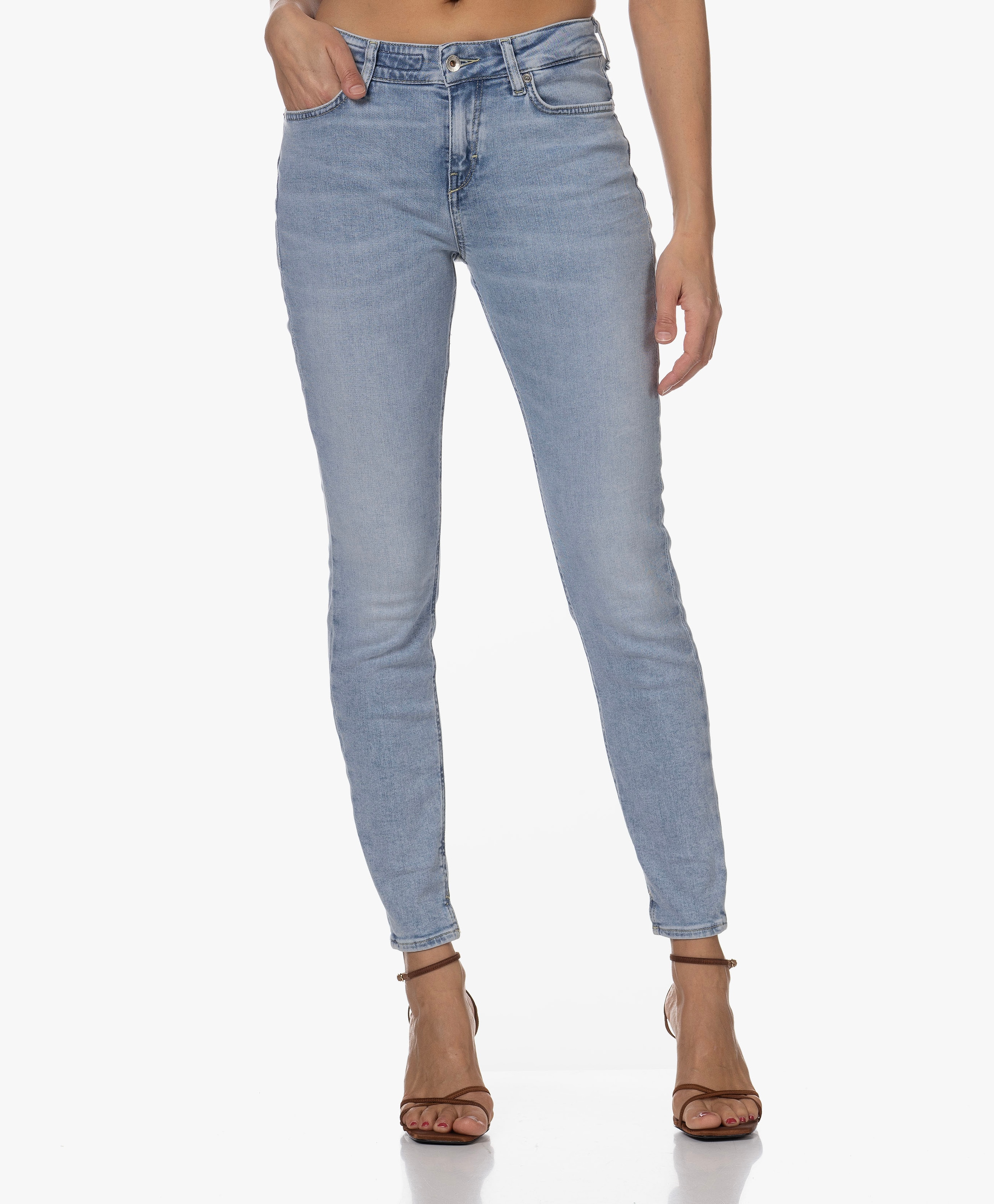Need Distressed Stretch Skinny Jeans