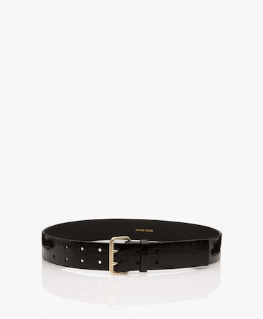 【関税込み】ANINE BING ブラック Mila ベルト Mila Belt | ANINE BING | PB.nl