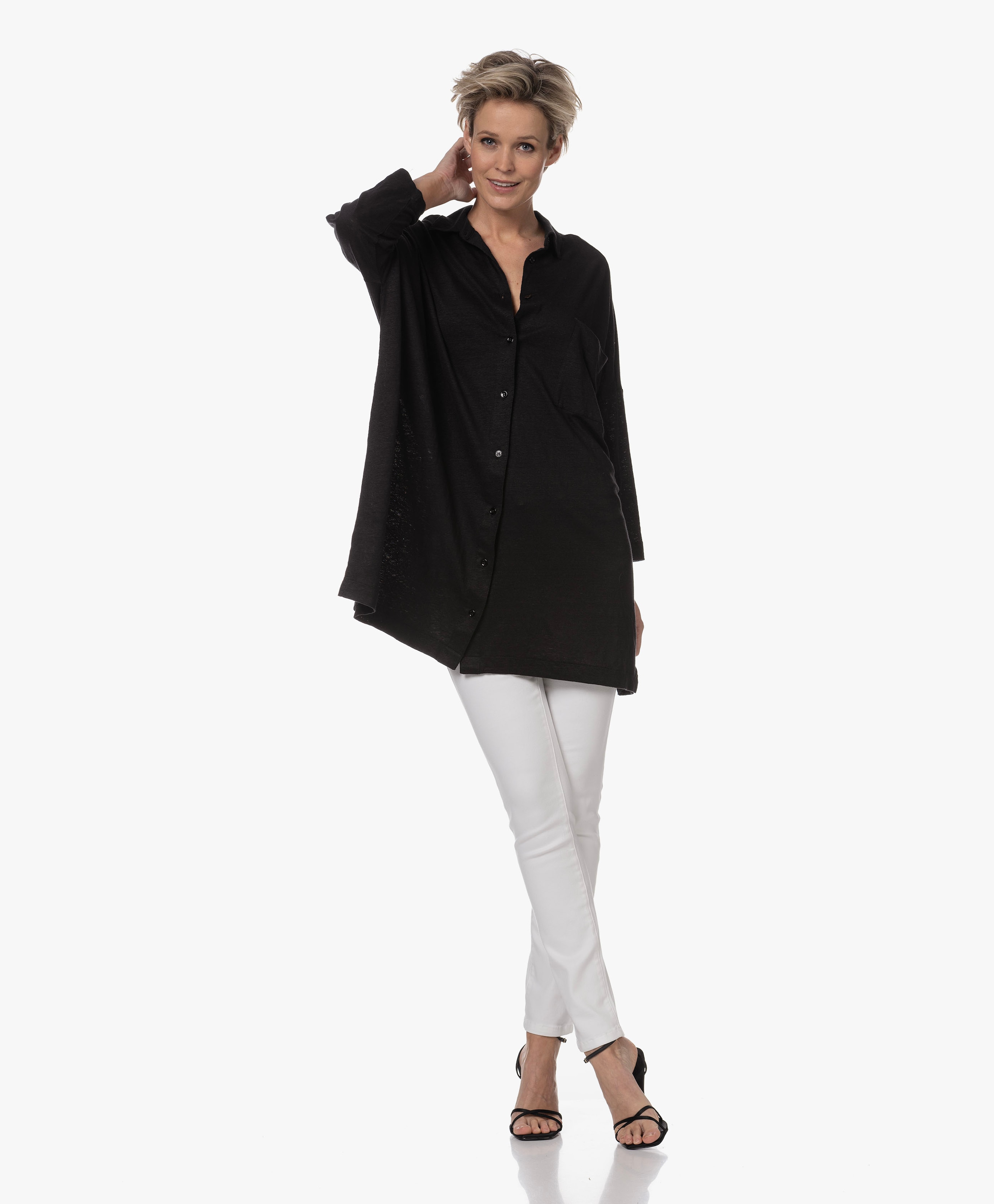 Linnenmix Blousejurk