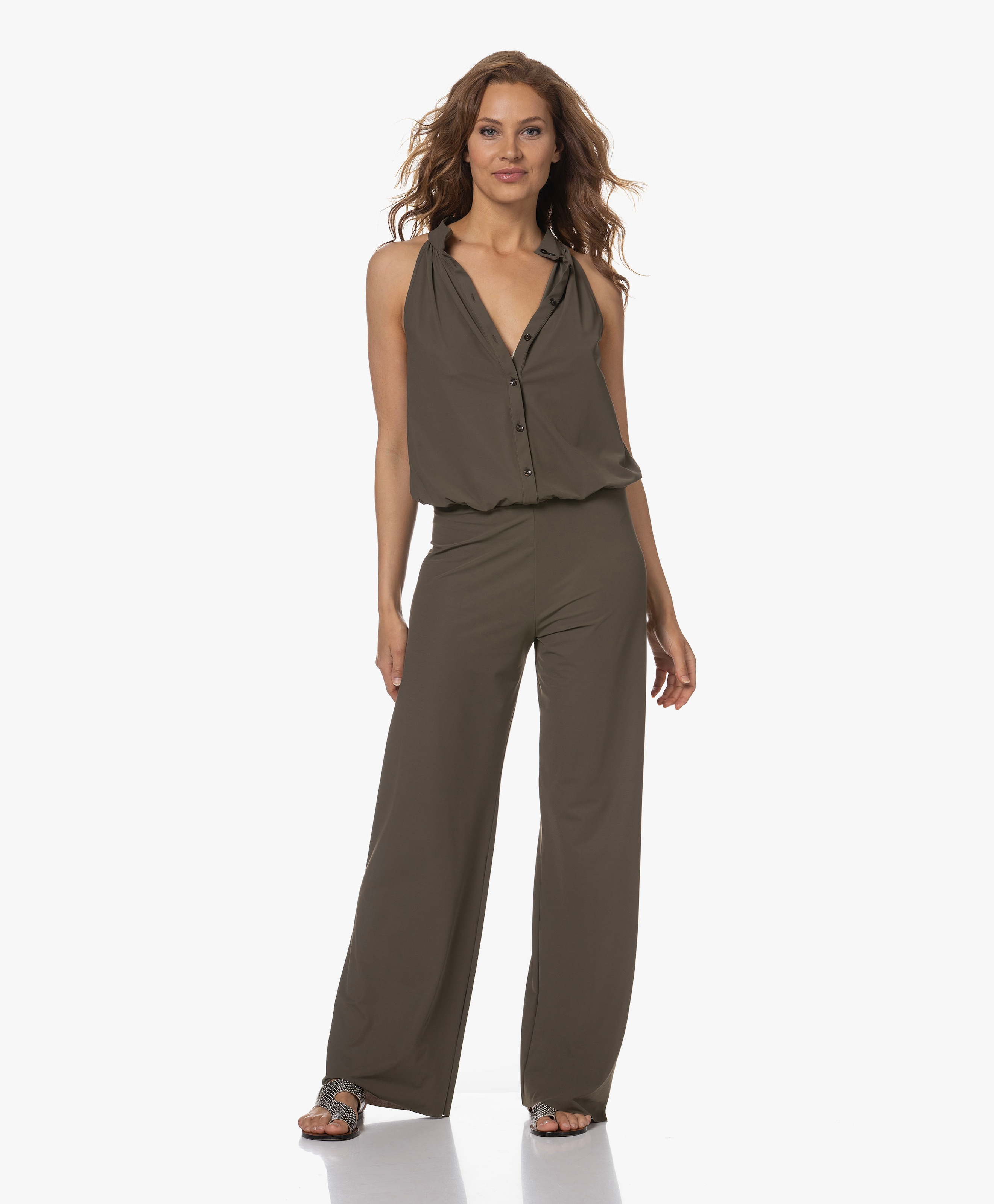 Megu Travel Jersey Jumpsuit