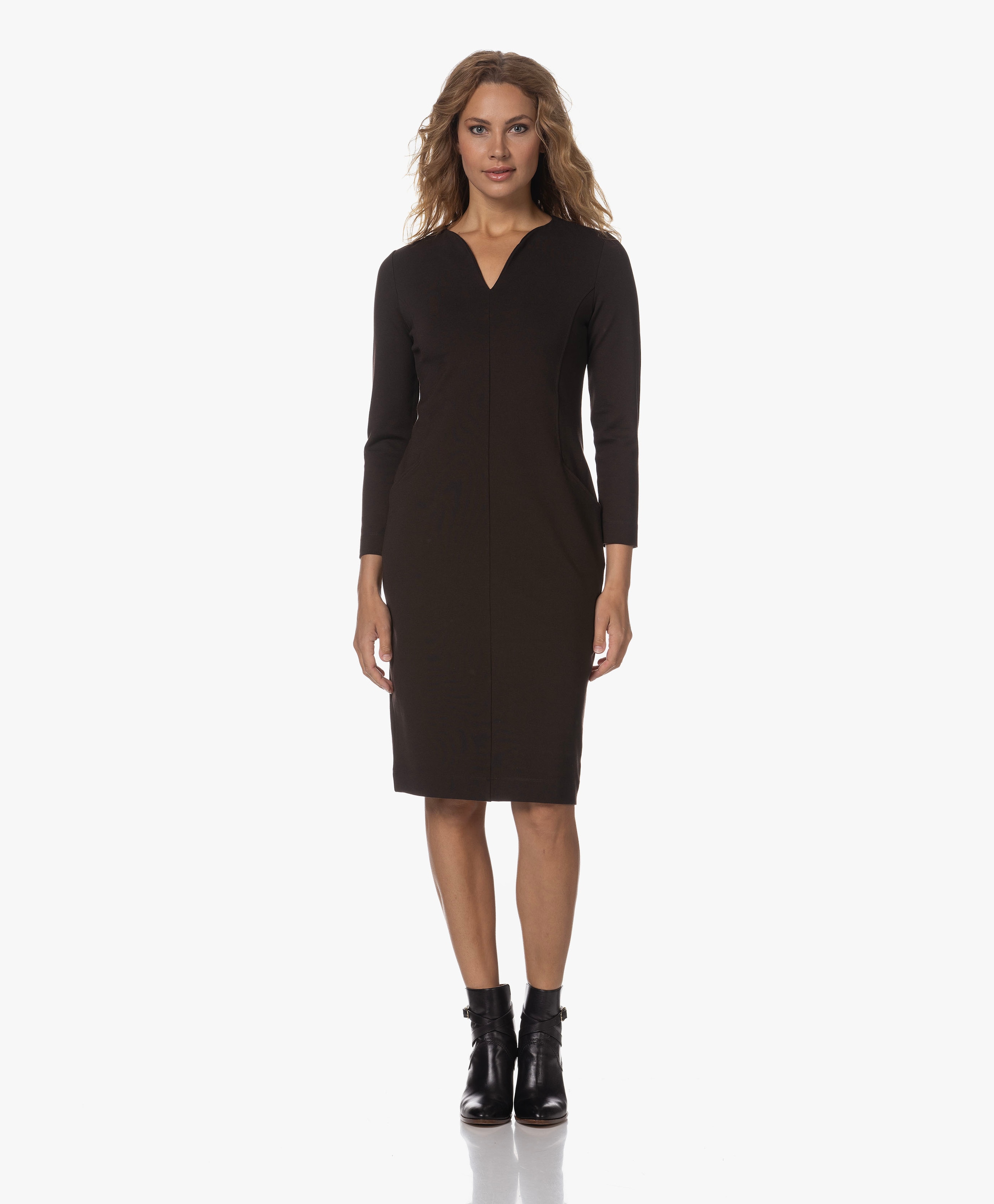 Cleo Ponte Jersey Jurk