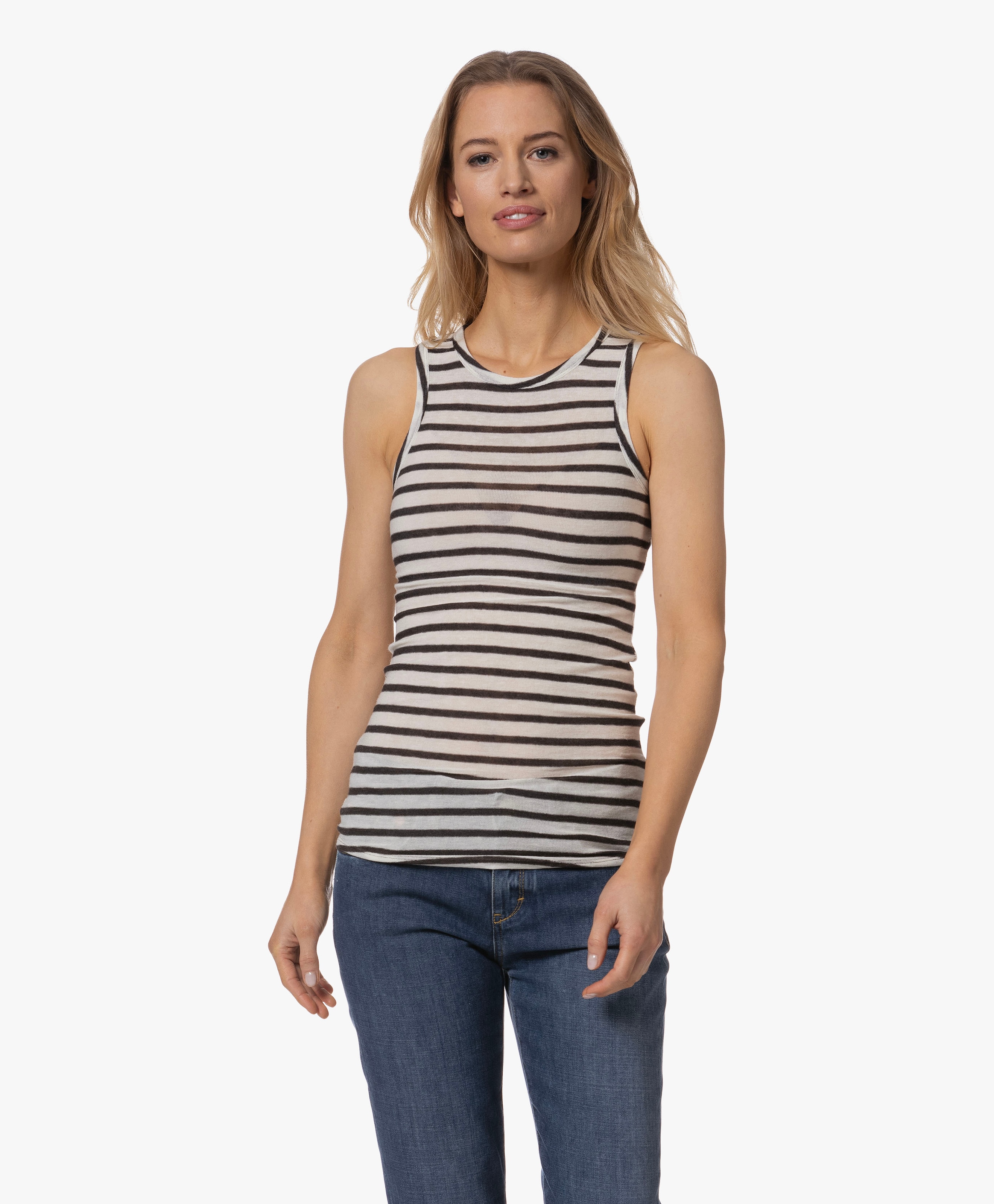 Alberte Reverse Stipe Top