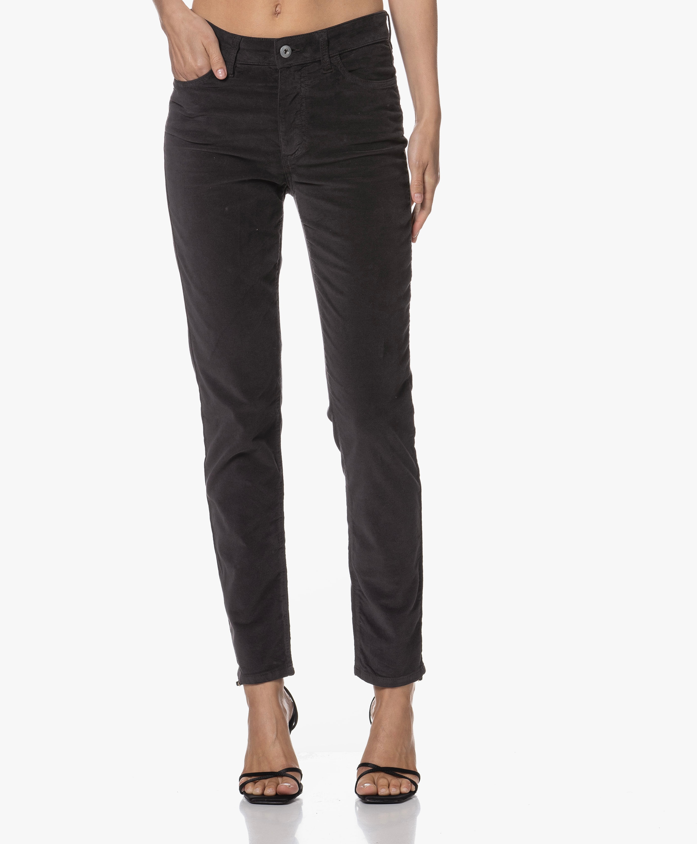 Velours Skinny Broek