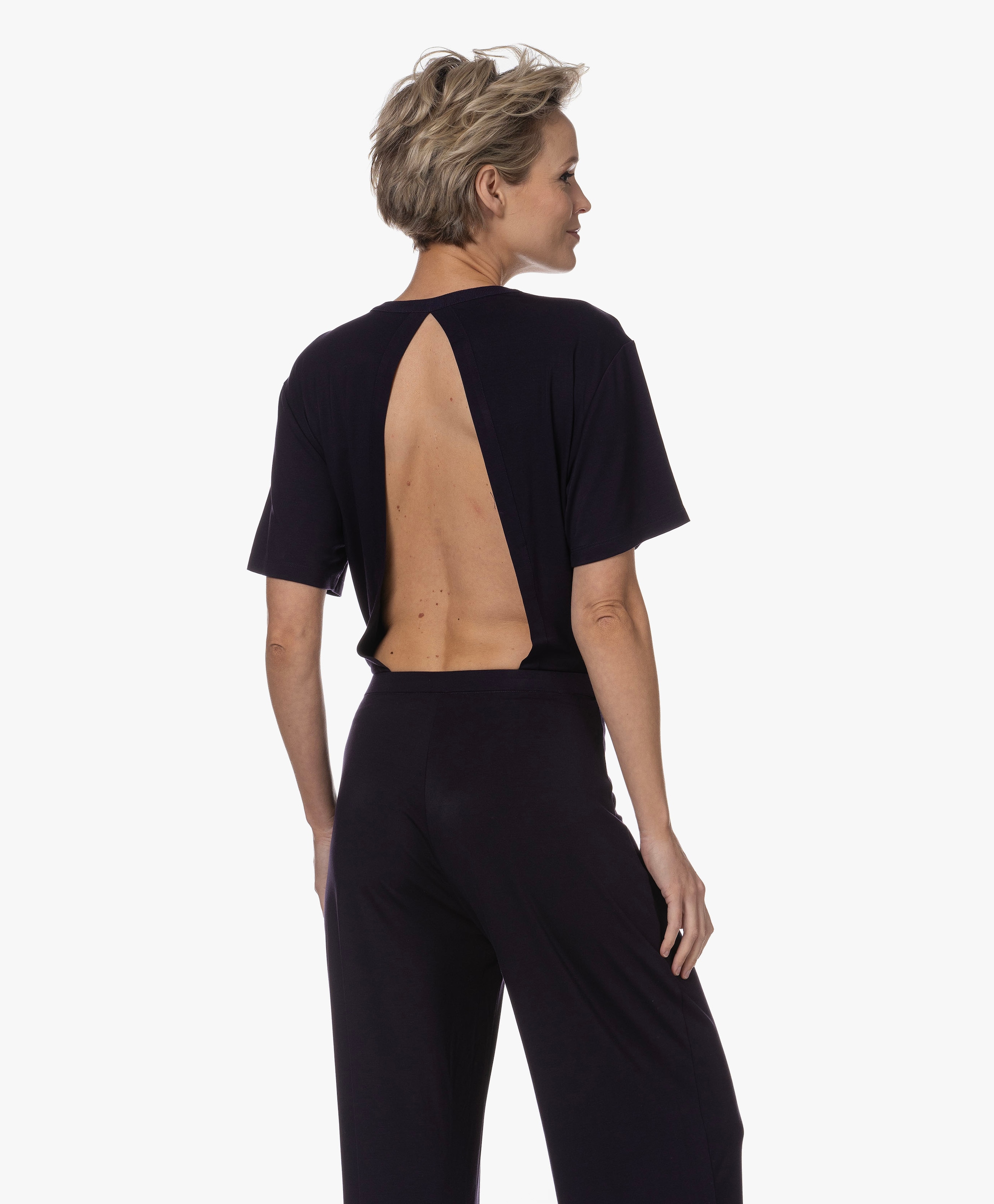 Mac Modalmix Jumpsuit Met Rugdecolleté
