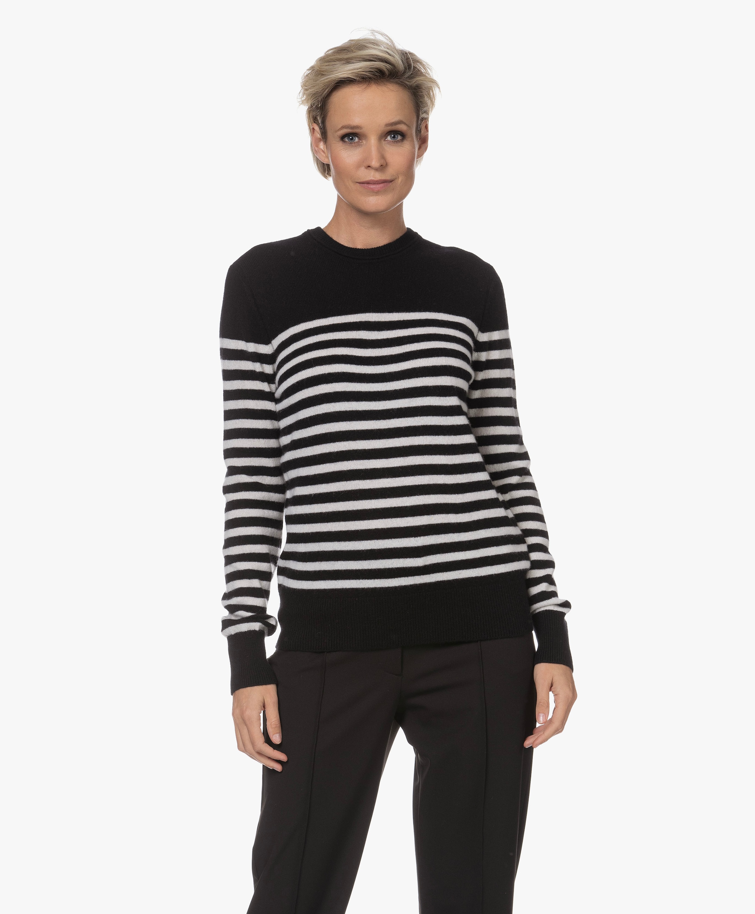 Sanni Striped Cashmere Sweater Equipment PB