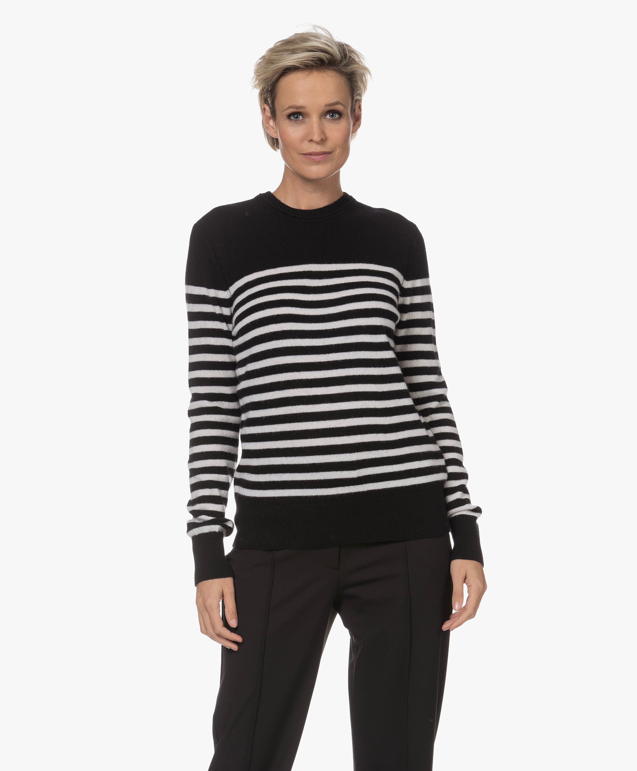 Sanni Gestreepte Cashmere Trui