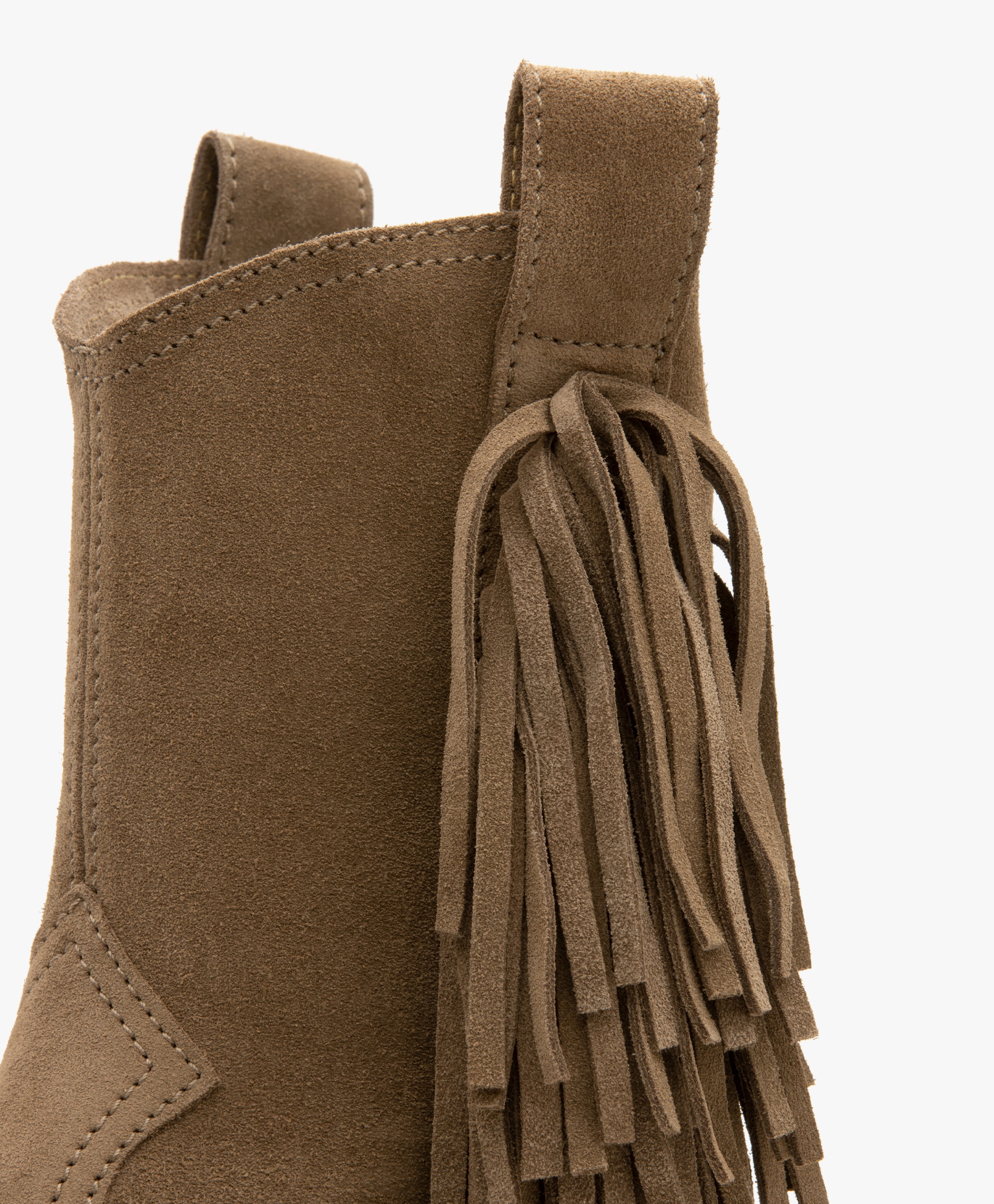 Zadig and voltaire fringe boots sales