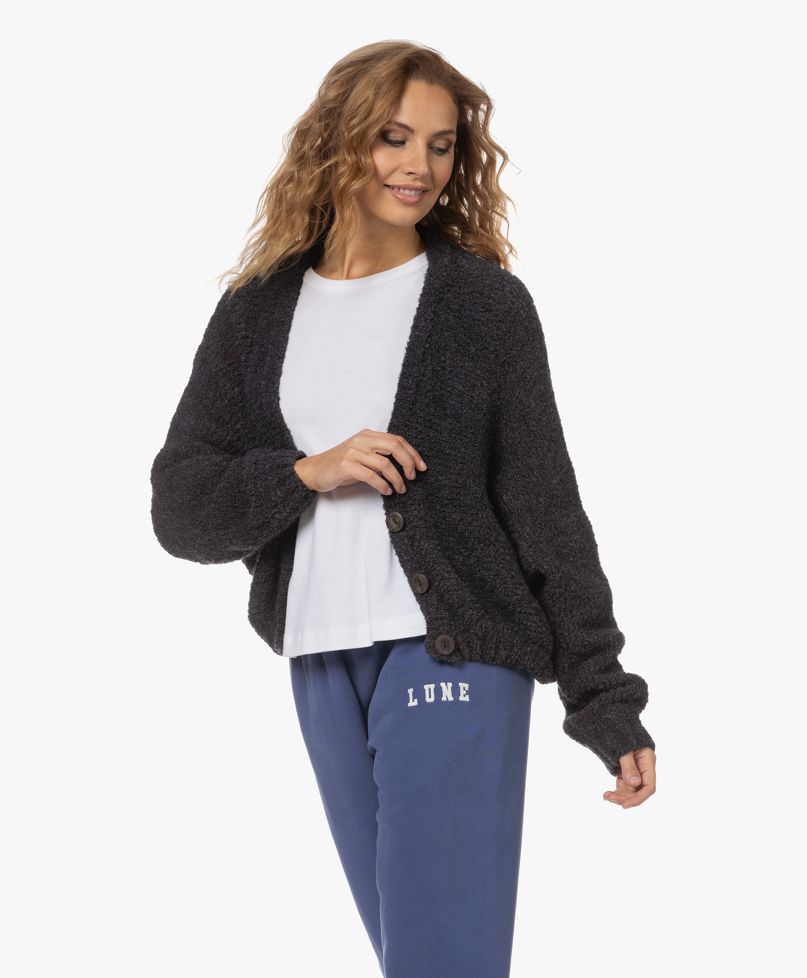 Zolly Oversized Bouclé Vest