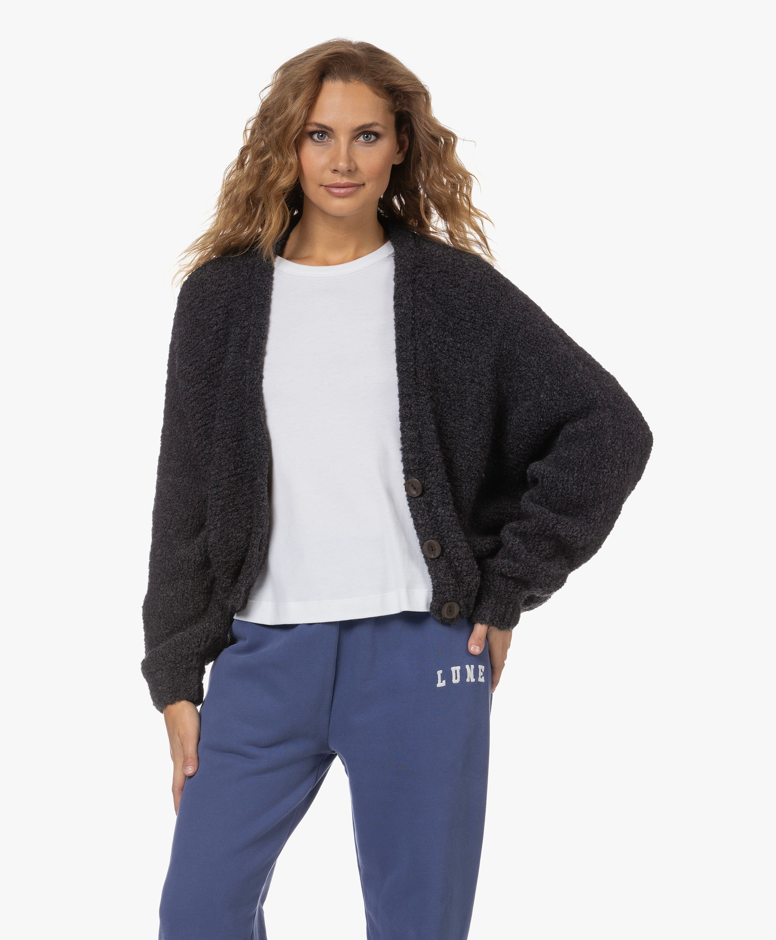 Zolly Oversized Bouclé Cardigan