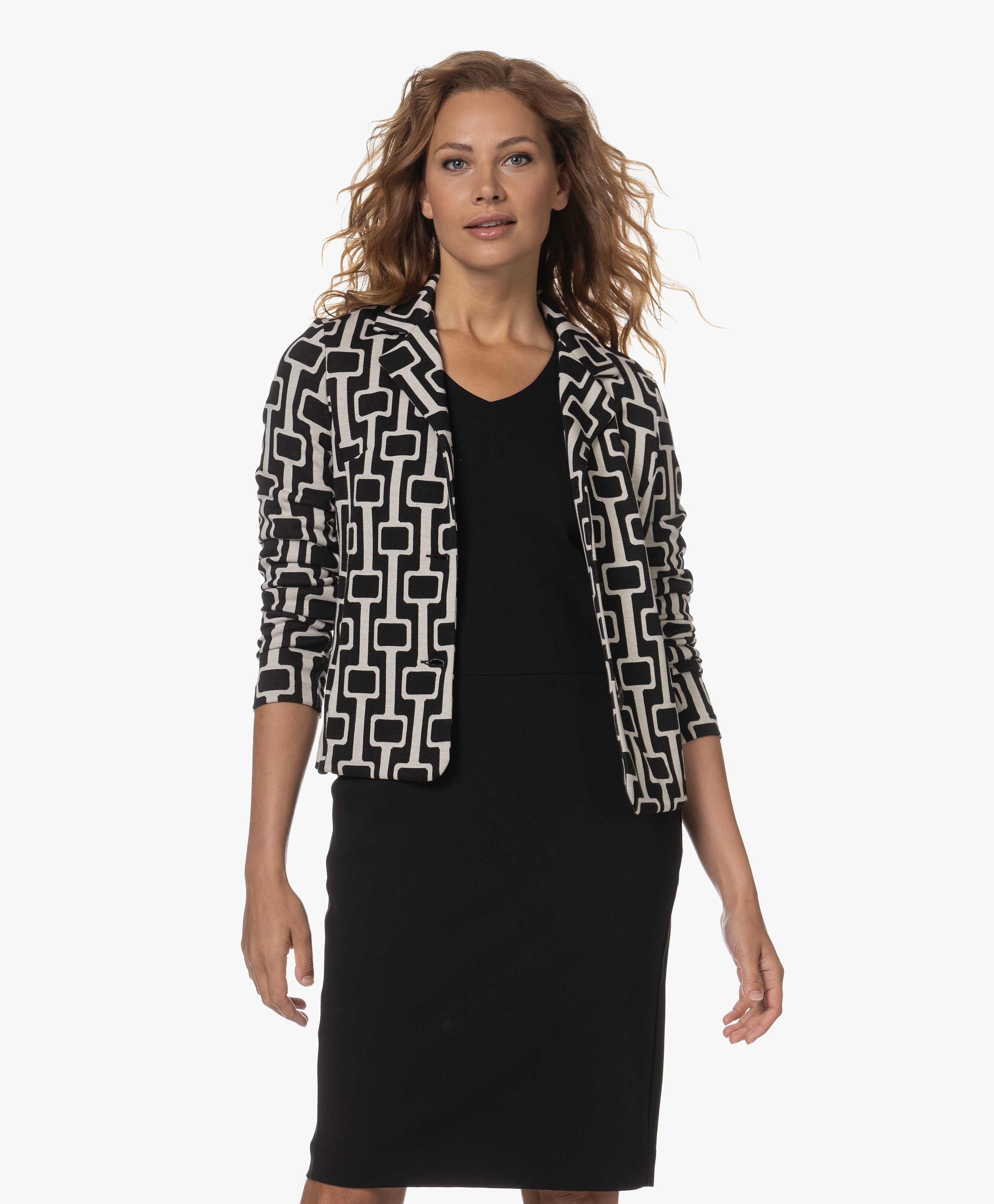 Amora Graphic Jersey Jacket