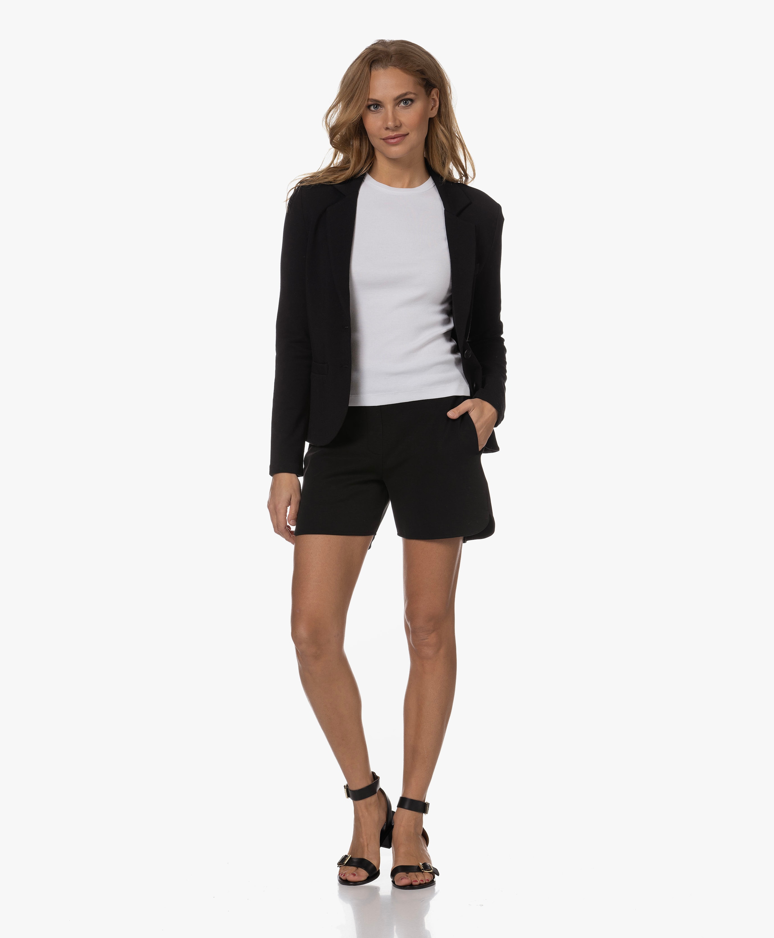 Getailleerde Jersey Blazer